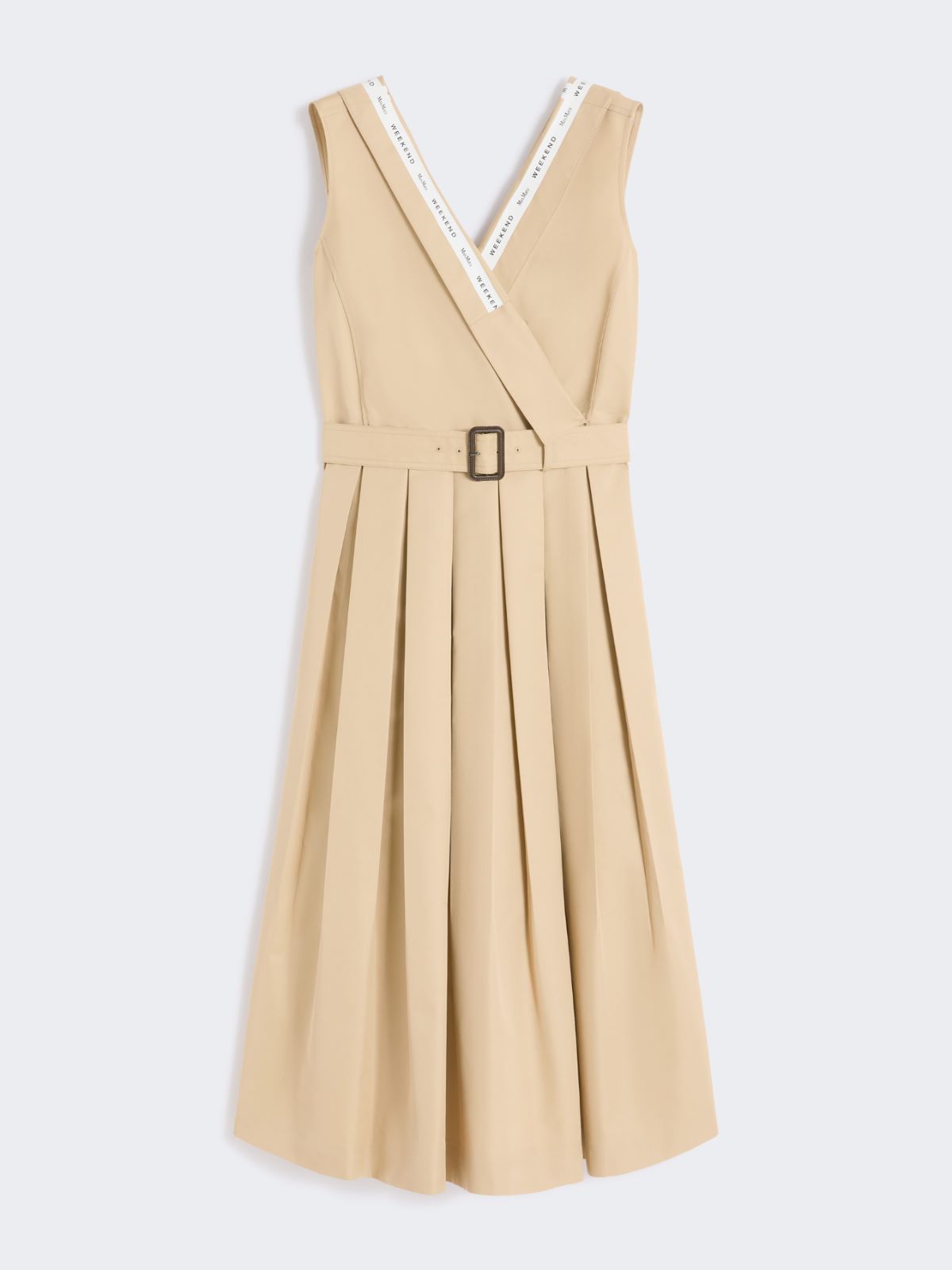 Water-repellent gabardine dress - BEIGE - Weekend - 5