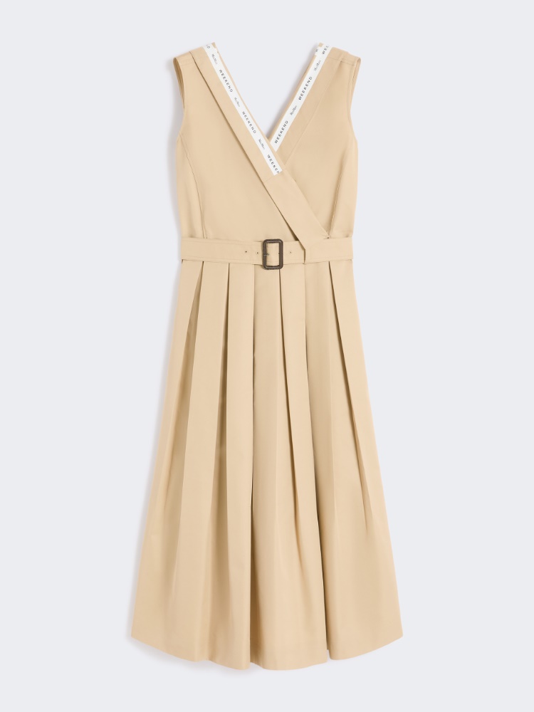 Water-repellent gabardine dress - BEIGE - Weekend - 6