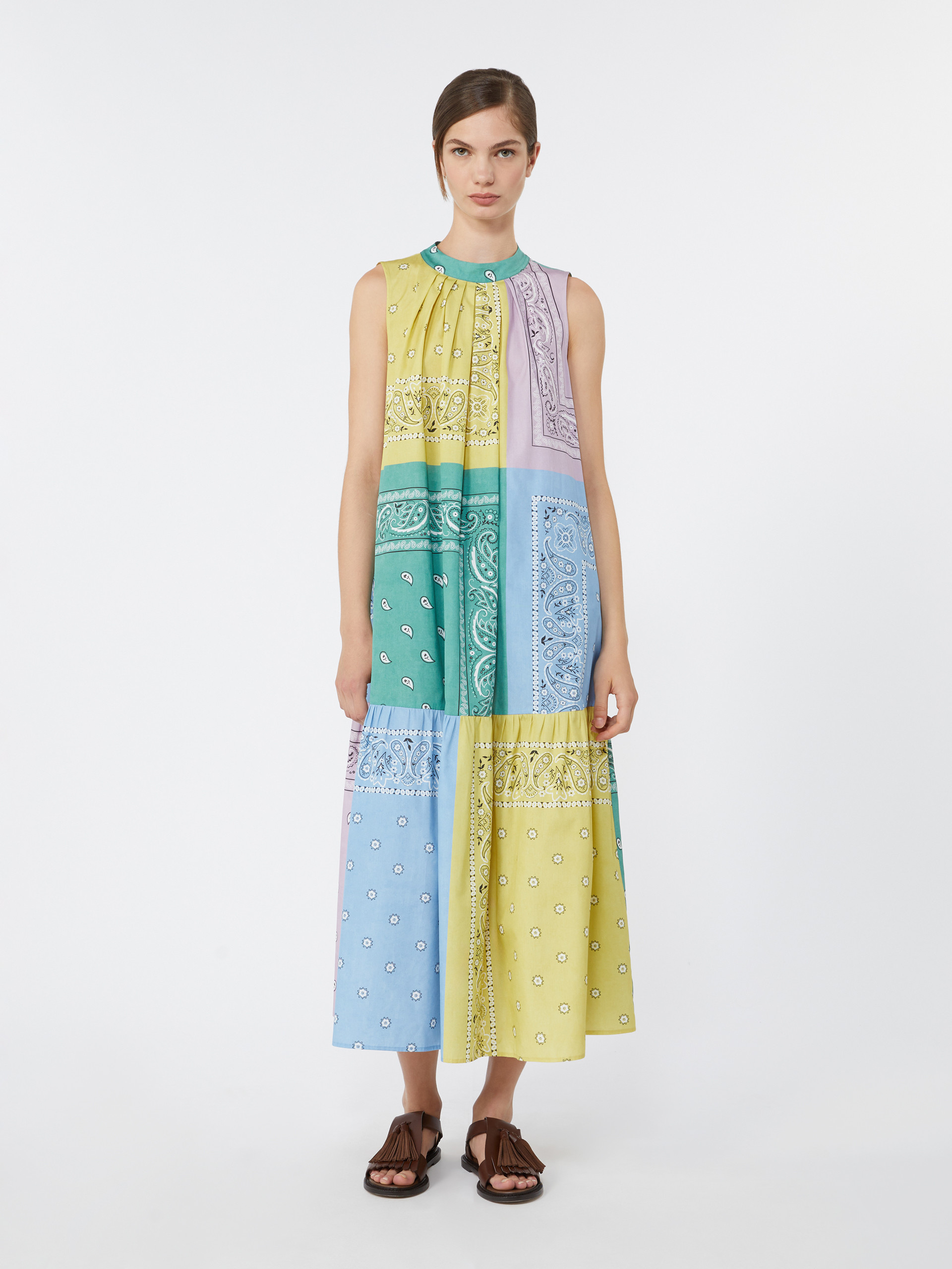 Printed cotton poplin dress - MULTICOLOUR - Weekend Max Mara - 2