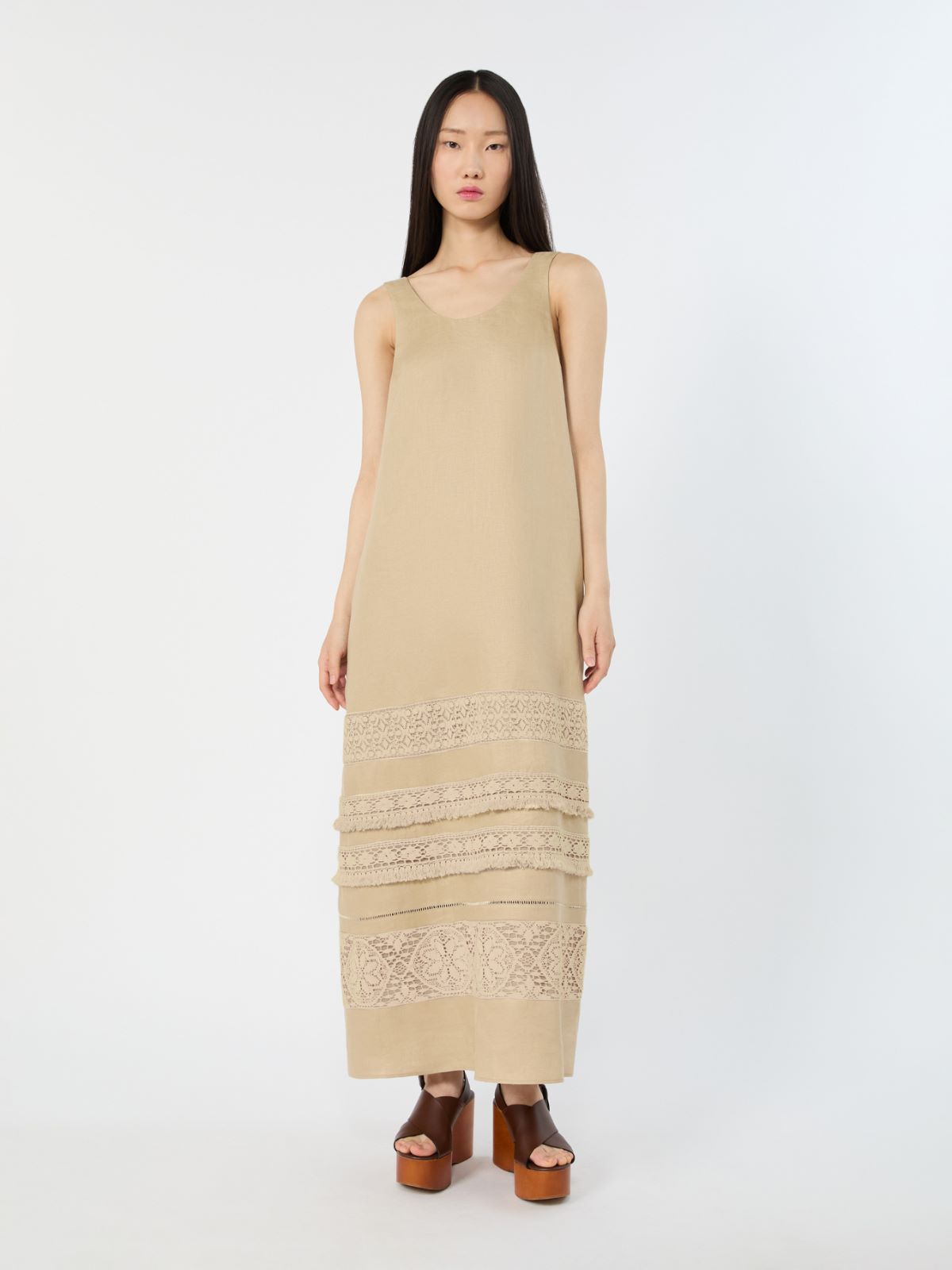 Long linen dress - SAND - Weekend - 2