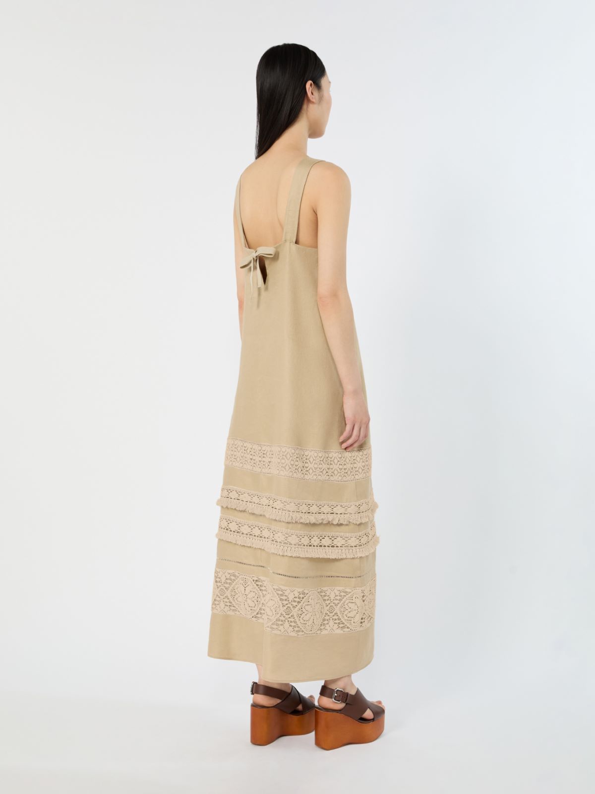Long linen dress - SAND - Weekend - 3