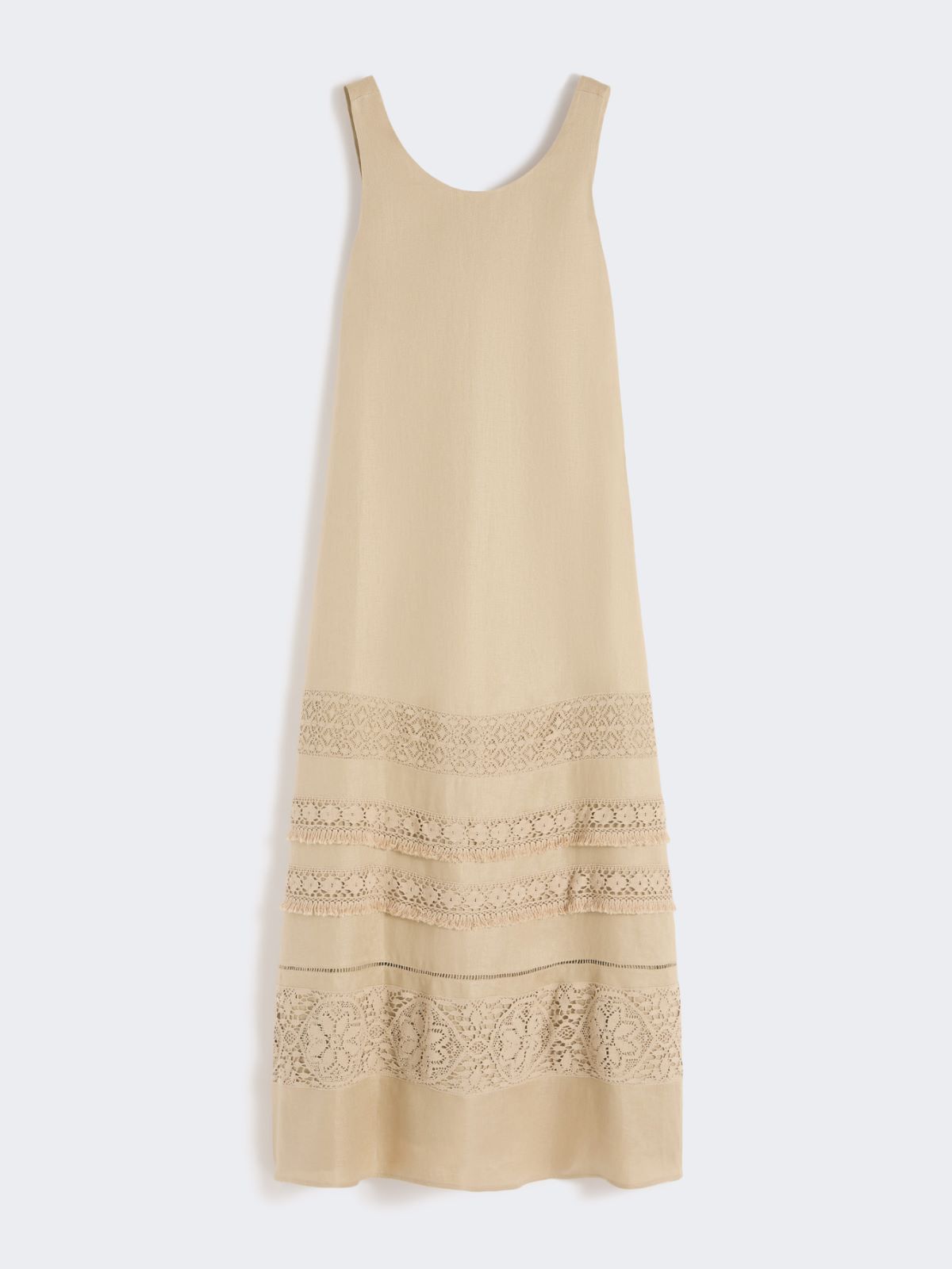 Long linen dress - SAND - Weekend - 4