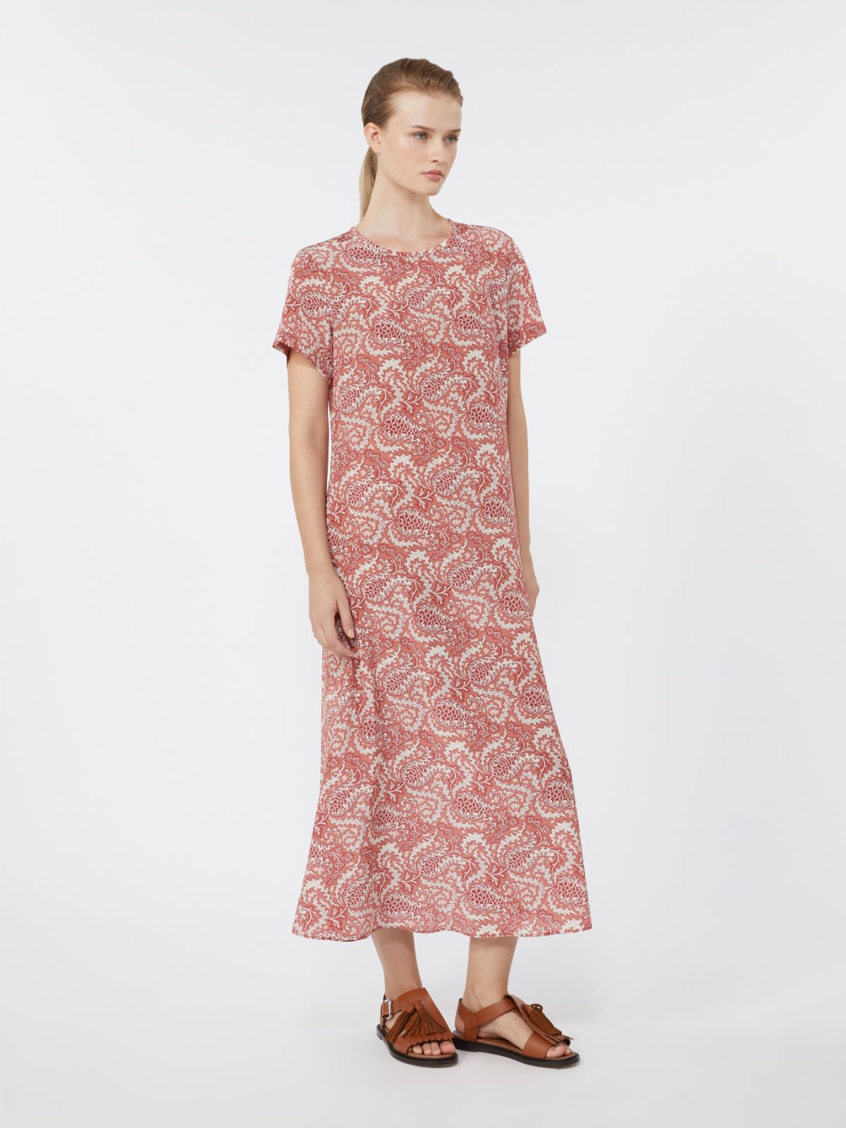 Printed silk crêpe de Chine dress - Weekend Max Mara - 2