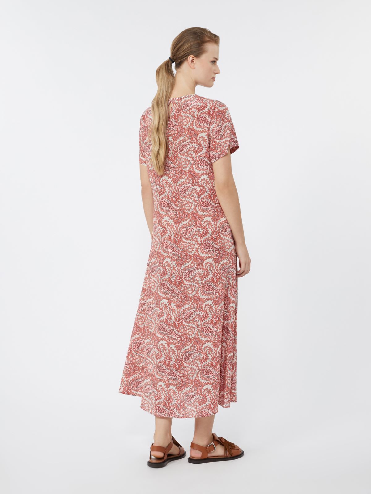 Printed silk crêpe de Chine dress - Weekend Max Mara - 3