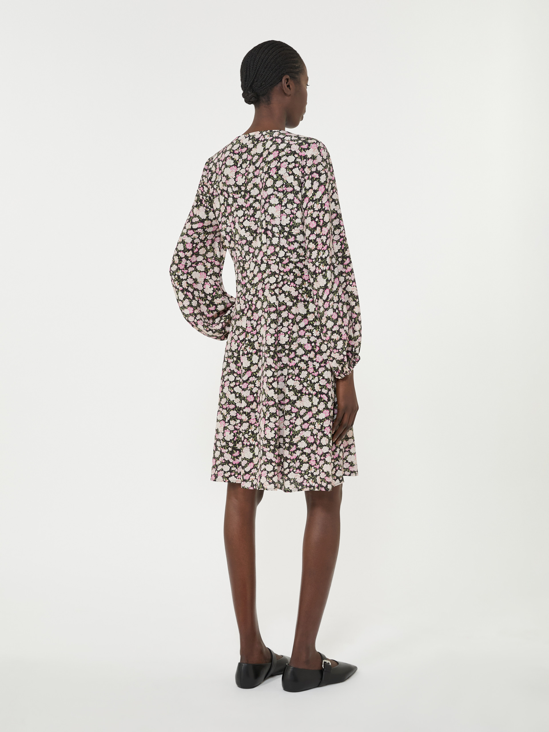 Printed silk dress - PINK - Weekend Max Mara - 3