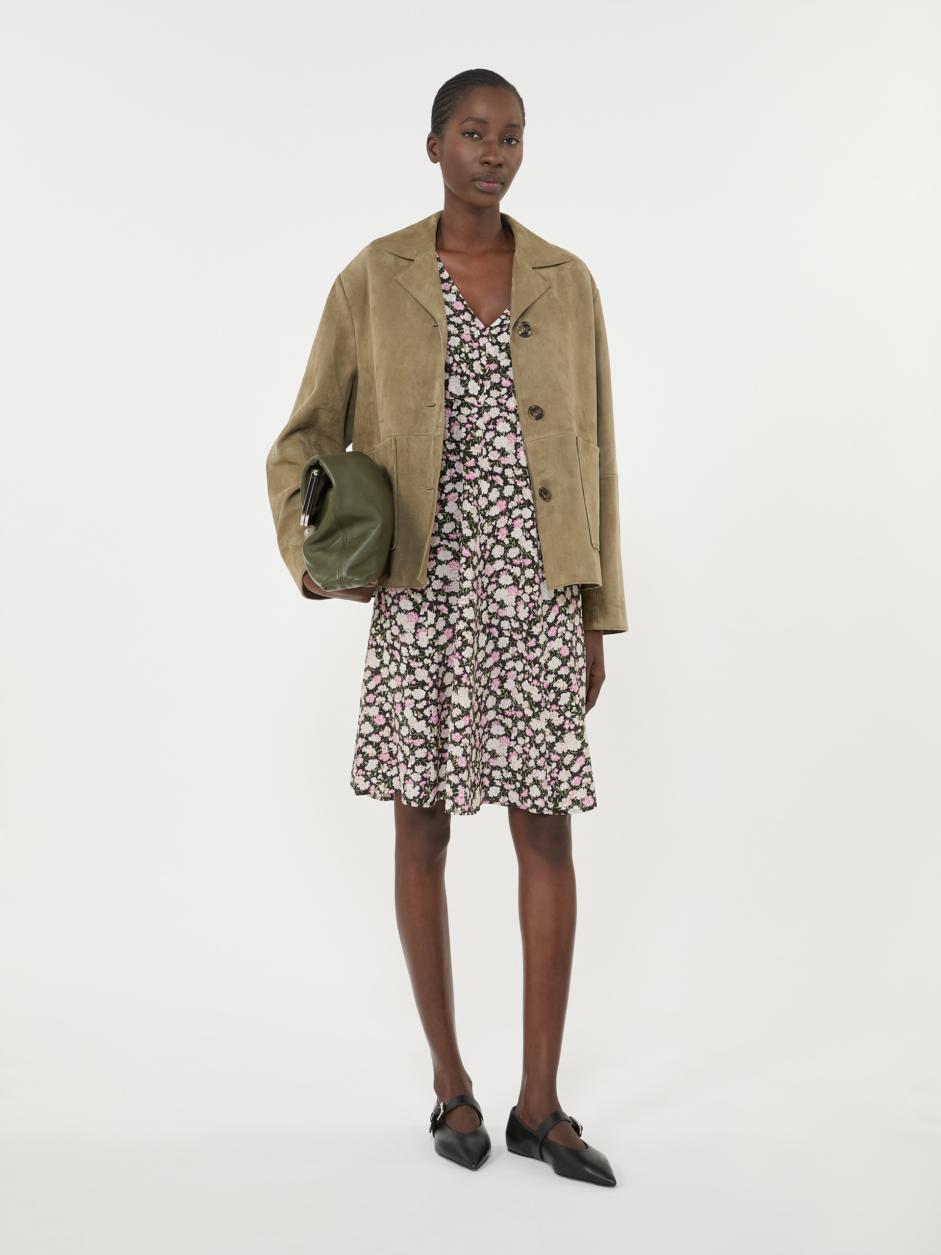 Printed silk dress - PINK - Weekend Max Mara