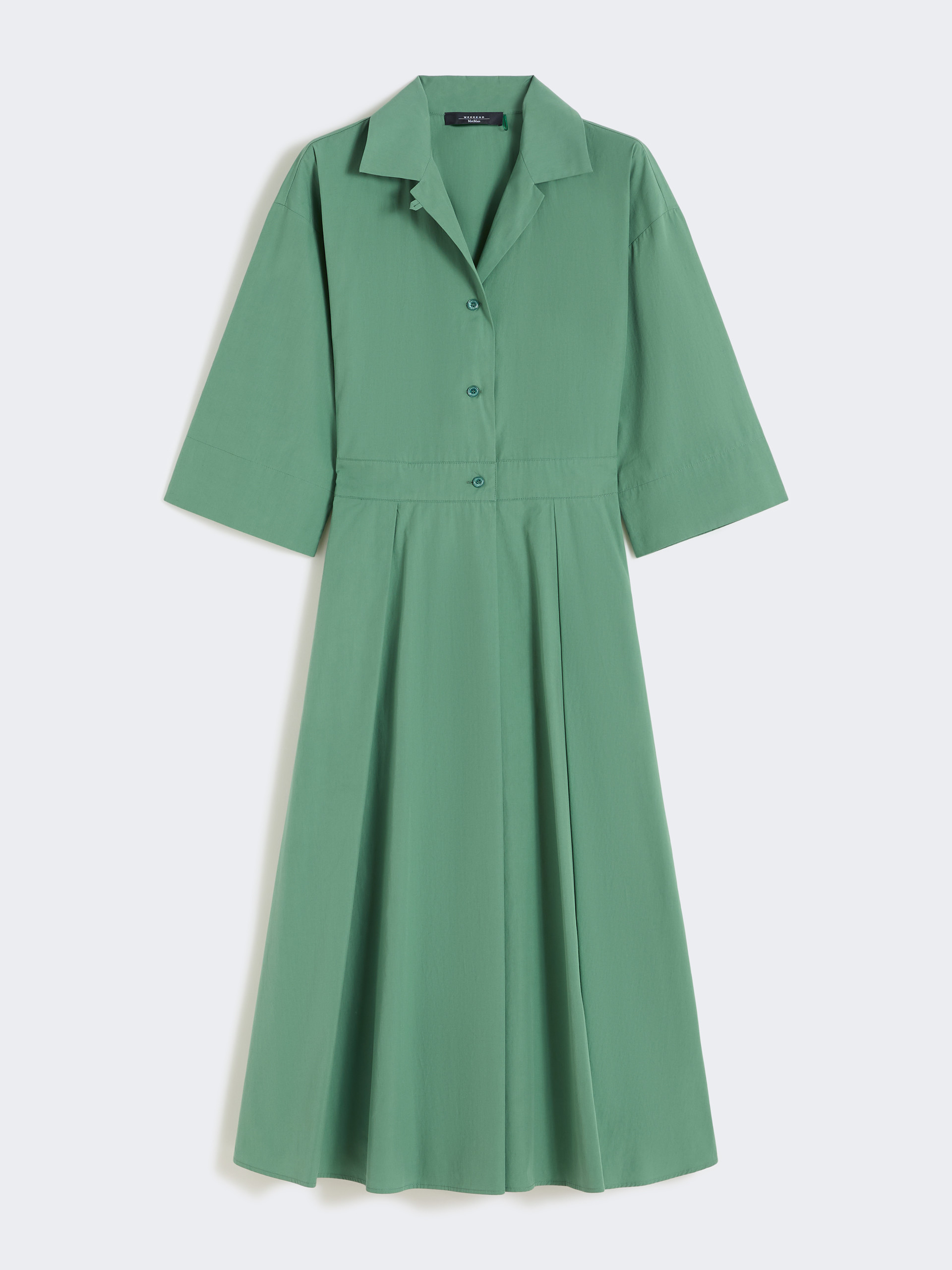 Cotton-poplin midi shirt dress - Weekend Max Mara - 5