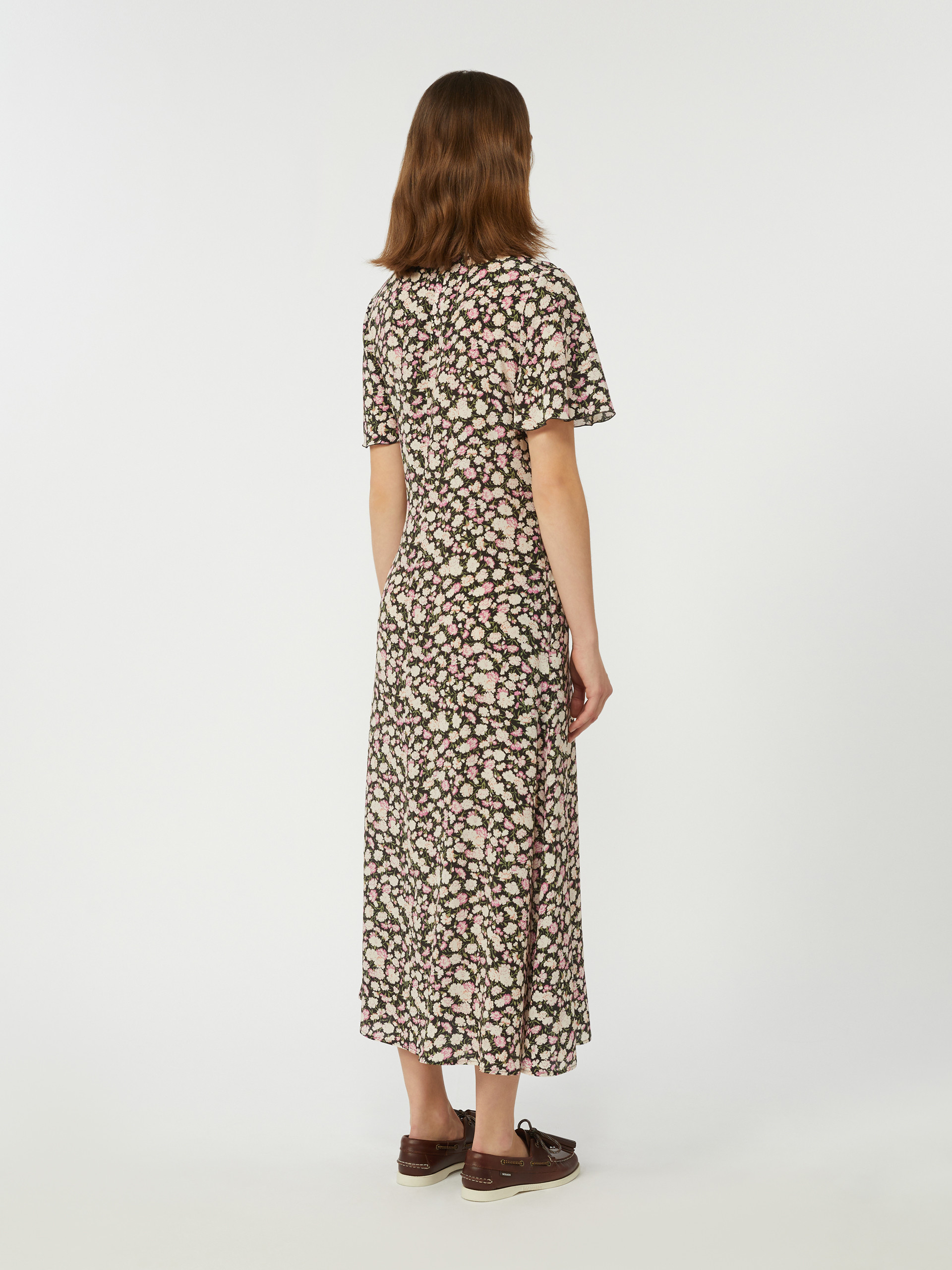Printed crepe de chine dress - Weekend Max Mara - 3