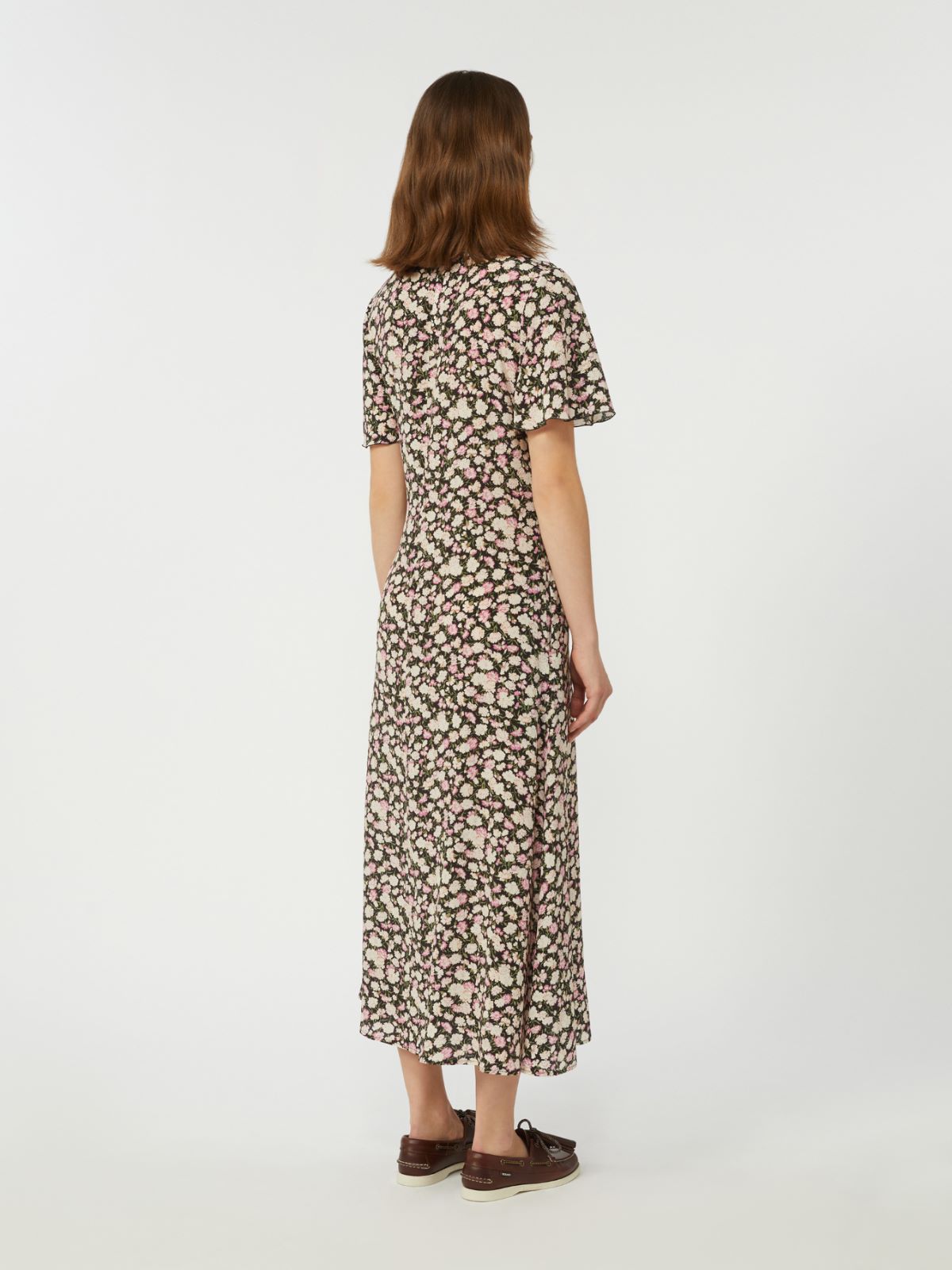 Printed crepe de chine dress - Weekend Max Mara - 3
