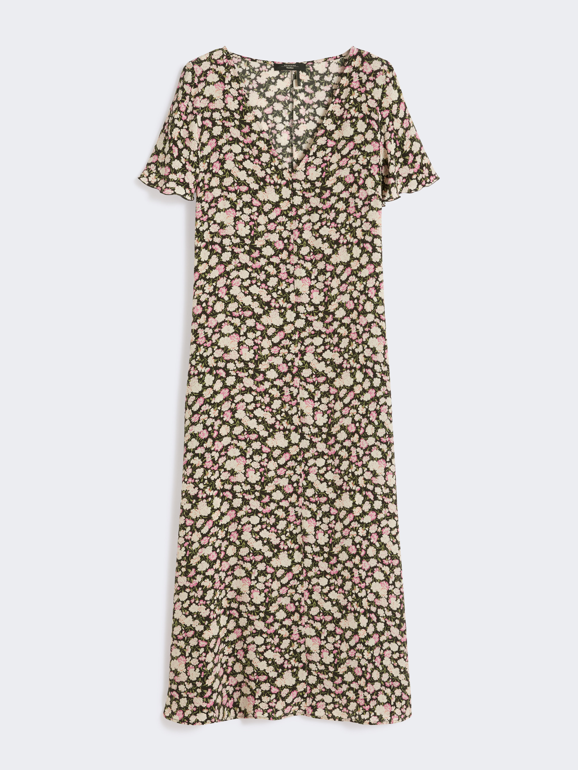 Printed crepe de chine dress - Weekend Max Mara - 4