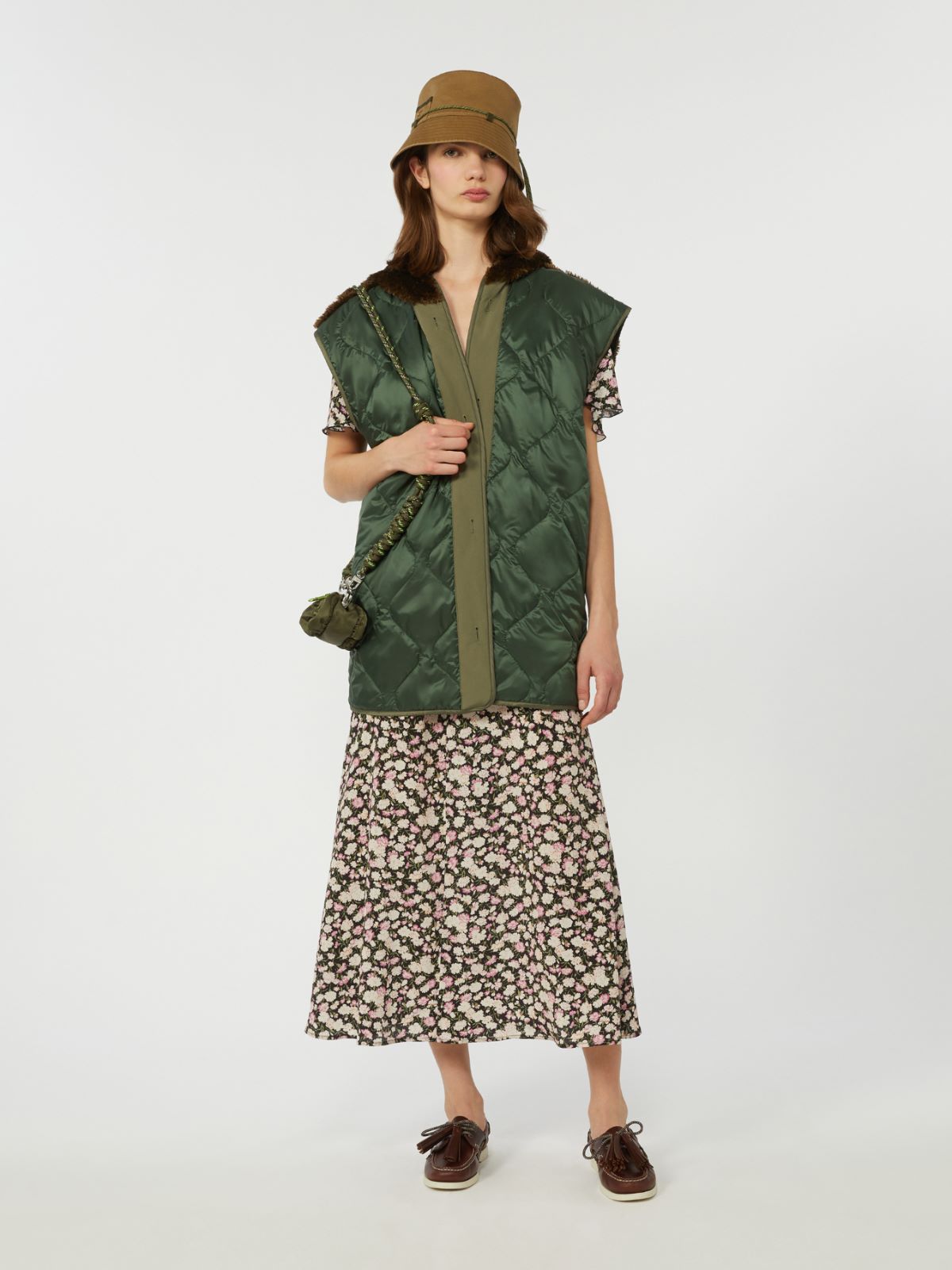 Printed crepe de chine dress - Weekend Max Mara