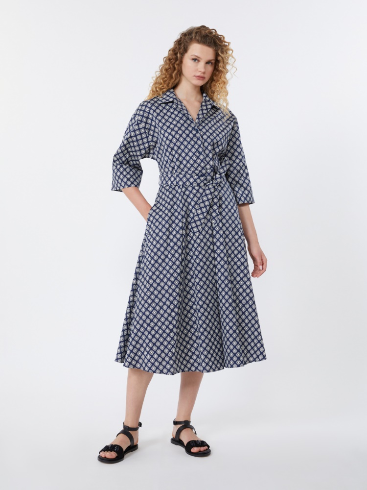 Abito in popeline di cotone stampato - Weekend Max Mara