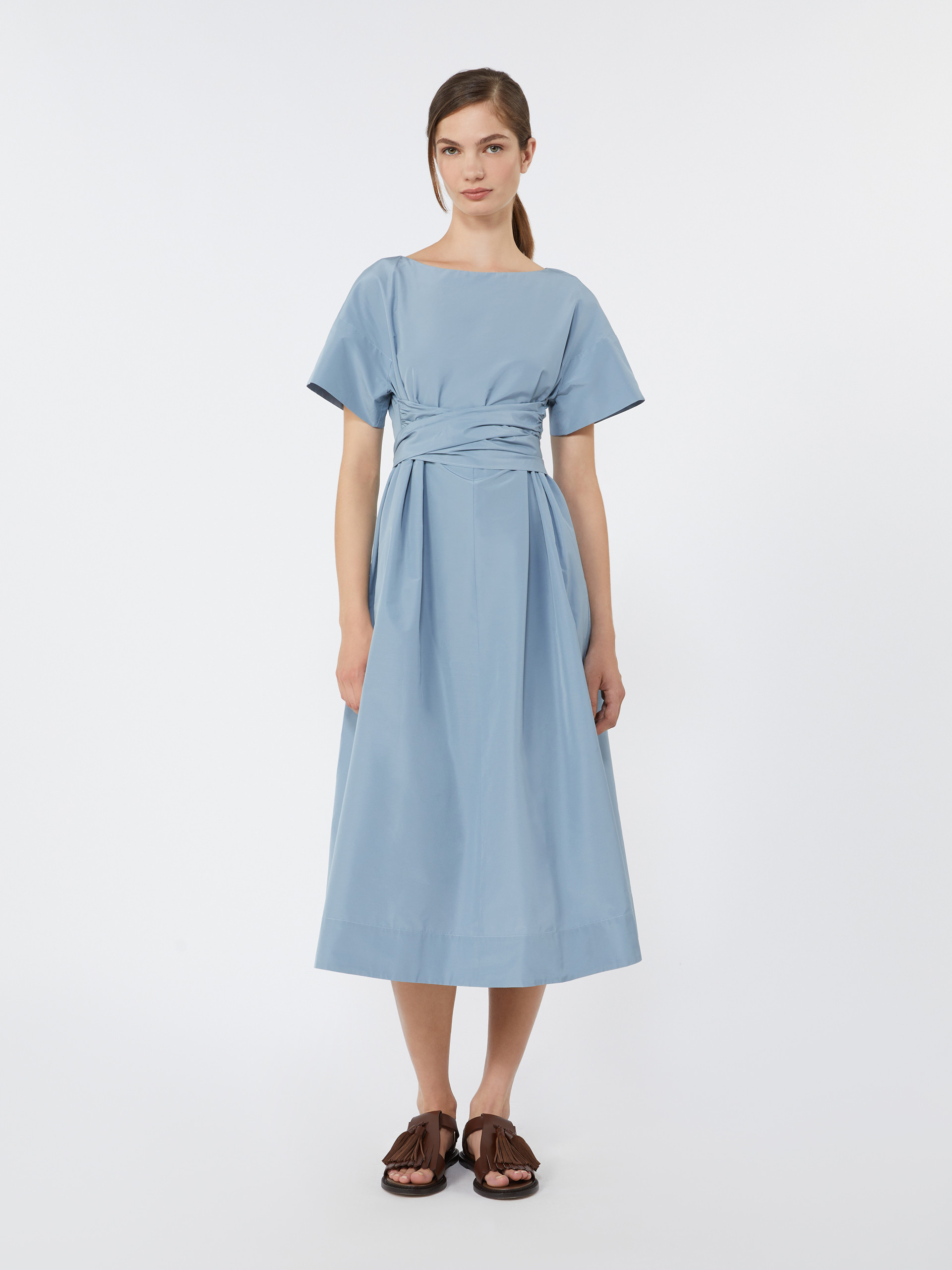 Flared taffeta dress - LIGHT BLUE - Weekend Max Mara - 2