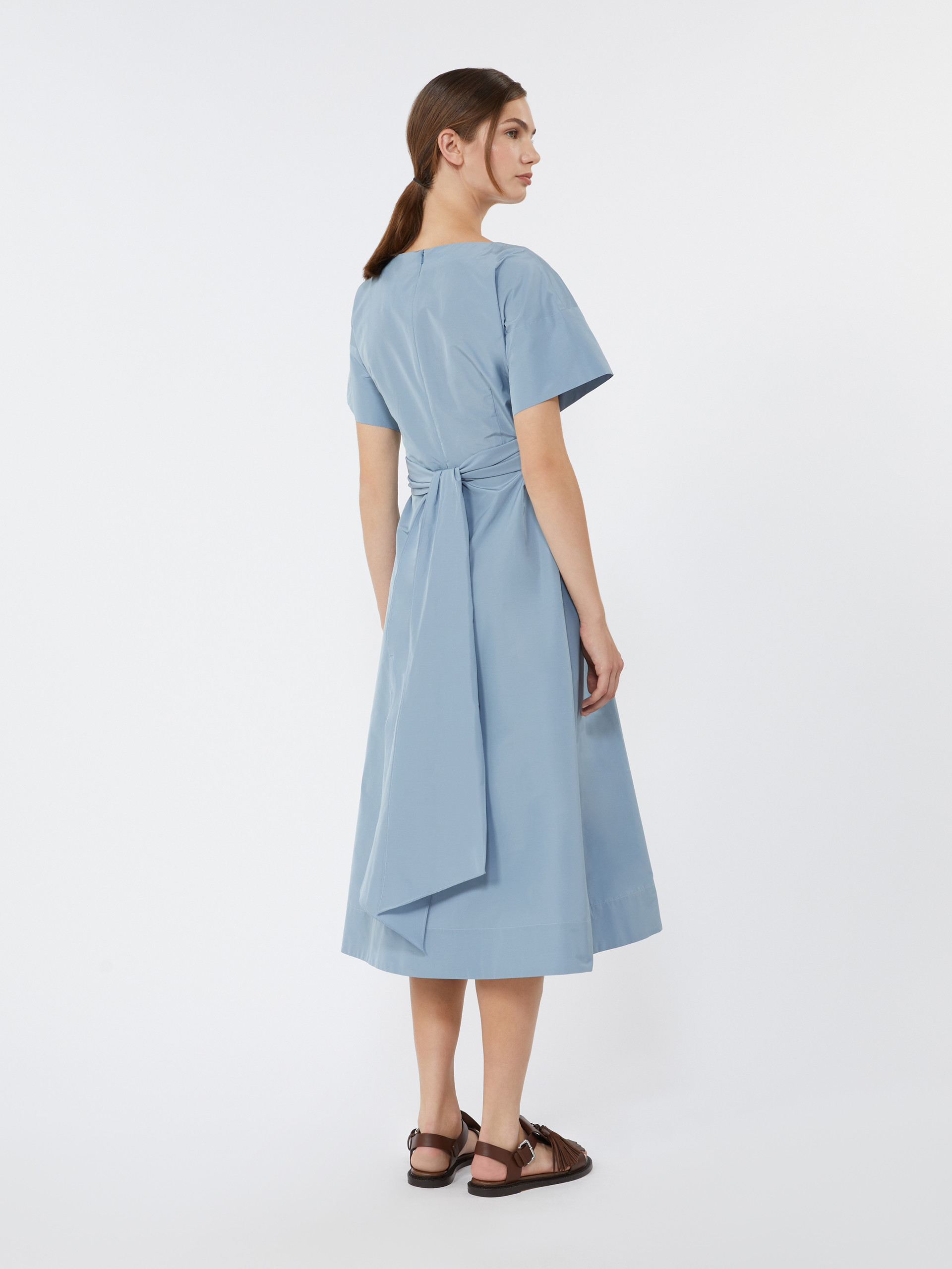 Flared taffeta dress - LIGHT BLUE - Weekend Max Mara - 3