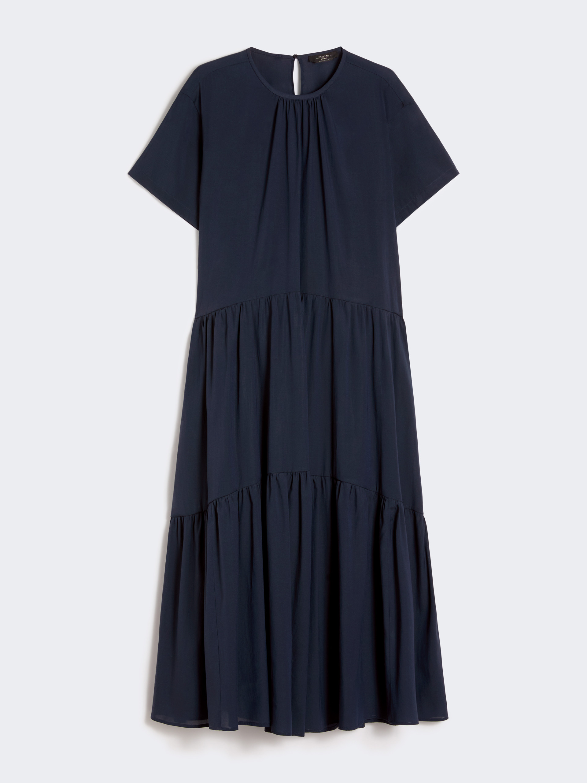 Technical cotton canvas dress - NAVY - Weekend Max Mara - 4