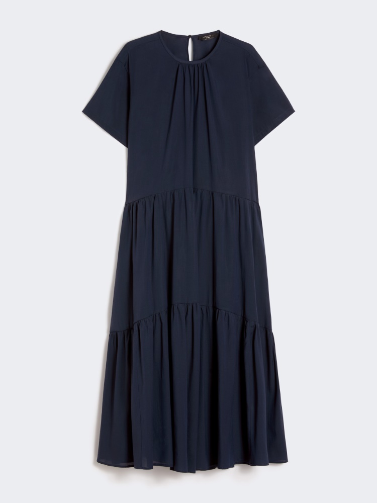 Technical cotton canvas dress - NAVY - Weekend - 5