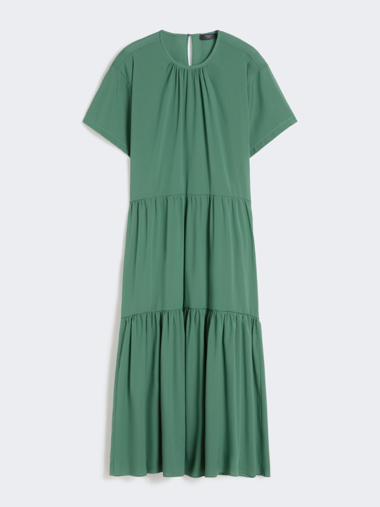 Technical cotton canvas dress - GREEN - Weekend - 2