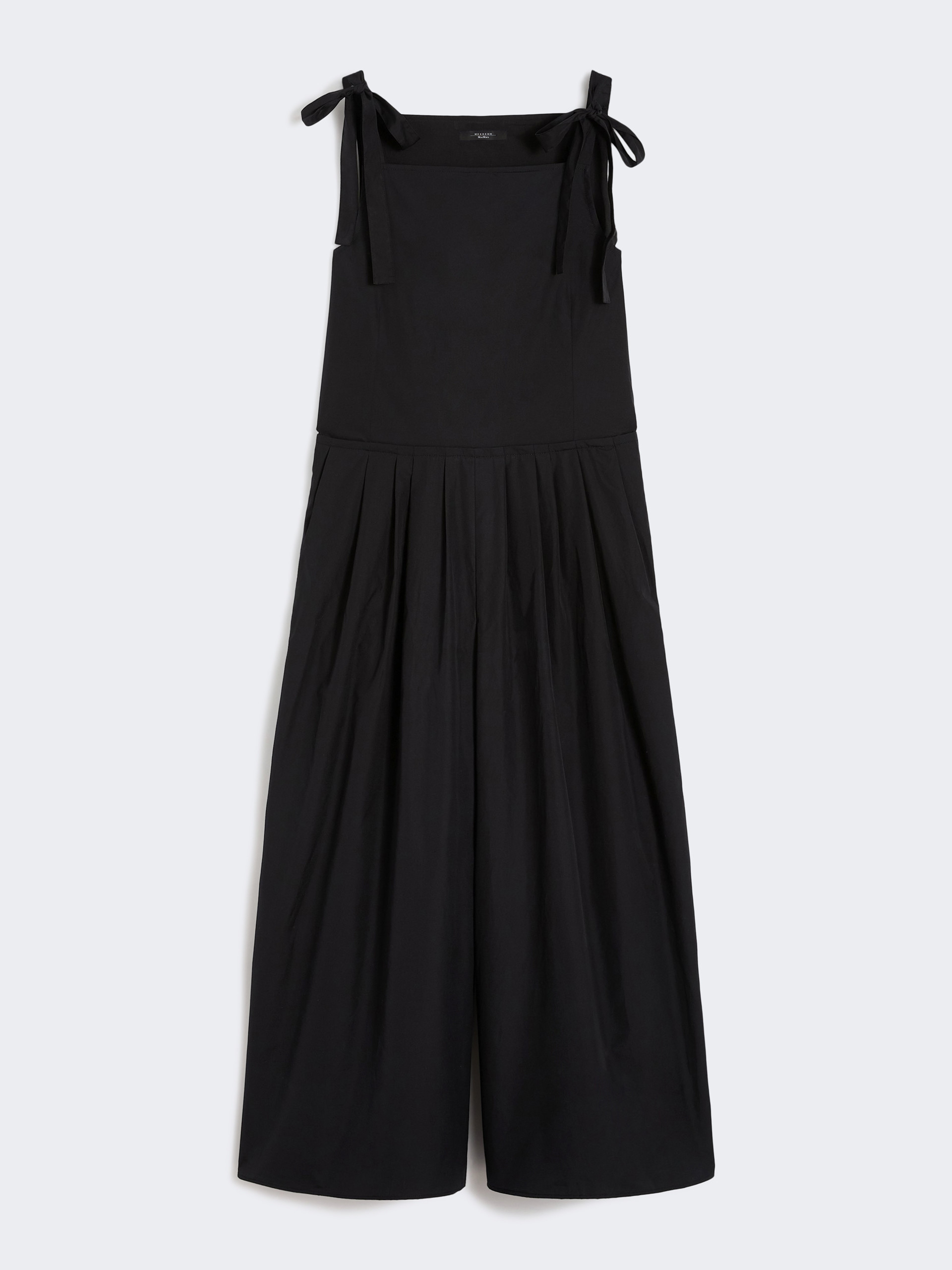 Cotton poplin jumpsuit - BLACK - Weekend Max Mara - 5
