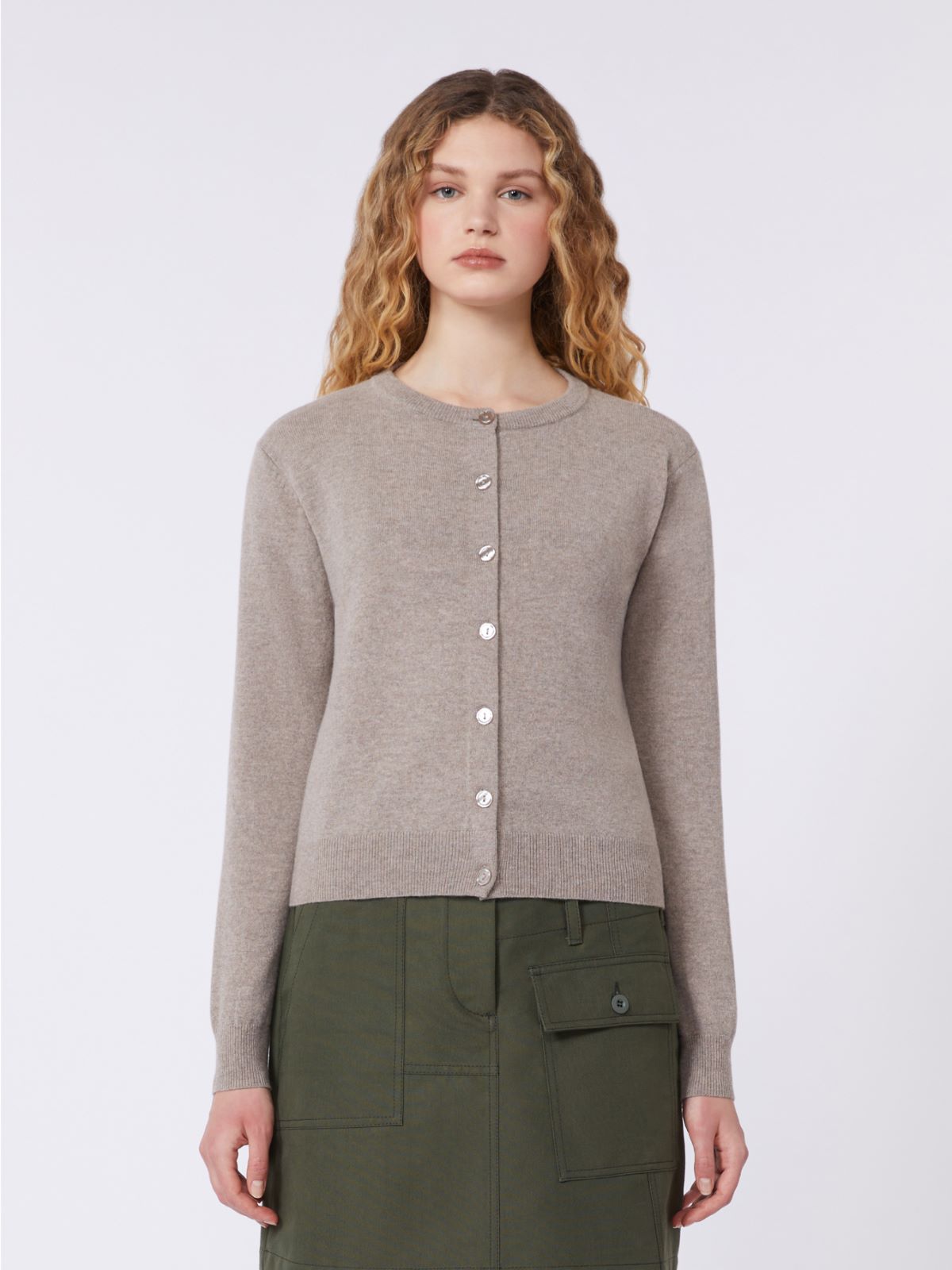 Wool and cashmere cardigan - TURTLEDOVE - Weekend - 2