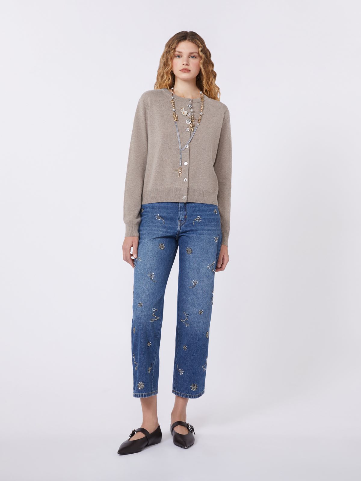 Wool and cashmere cardigan - TURTLEDOVE - Weekend