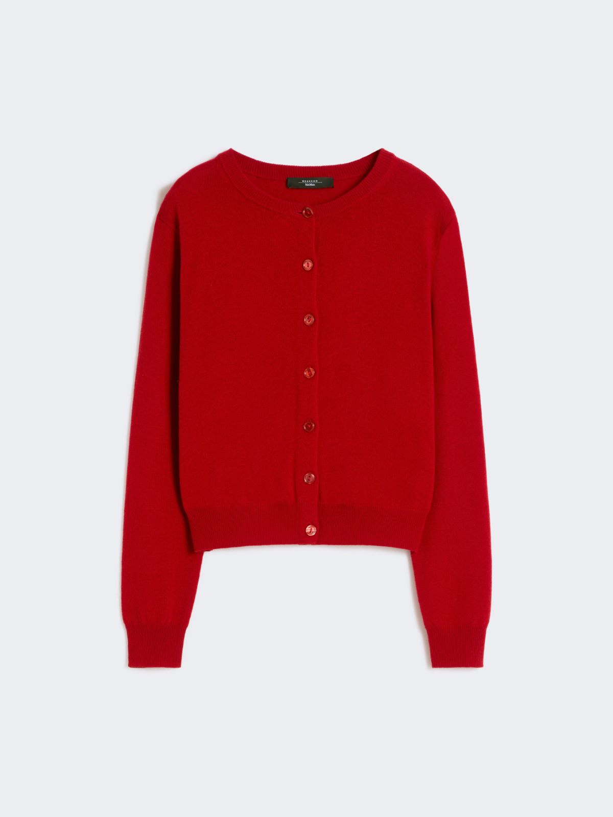Wool and cashmere cardigan - RED - Weekend - 5