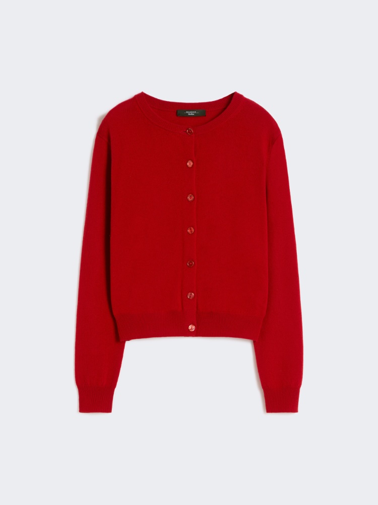 Wool and cashmere cardigan - RED - Weekend - 6