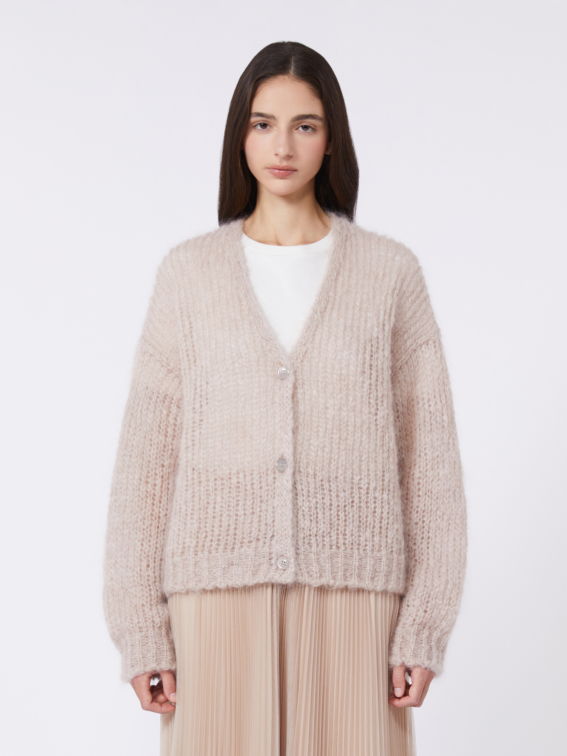 Mohair cardigan - SAND - Weekend Max Mara - 2
