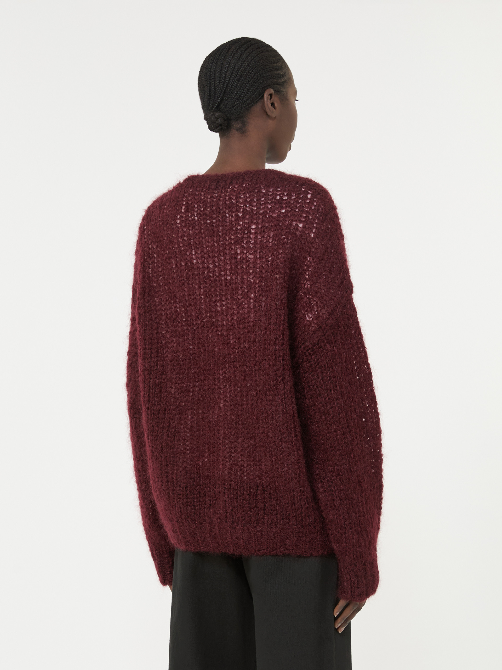Mohair cardigan - BORDEAUX - Weekend Max Mara - 3