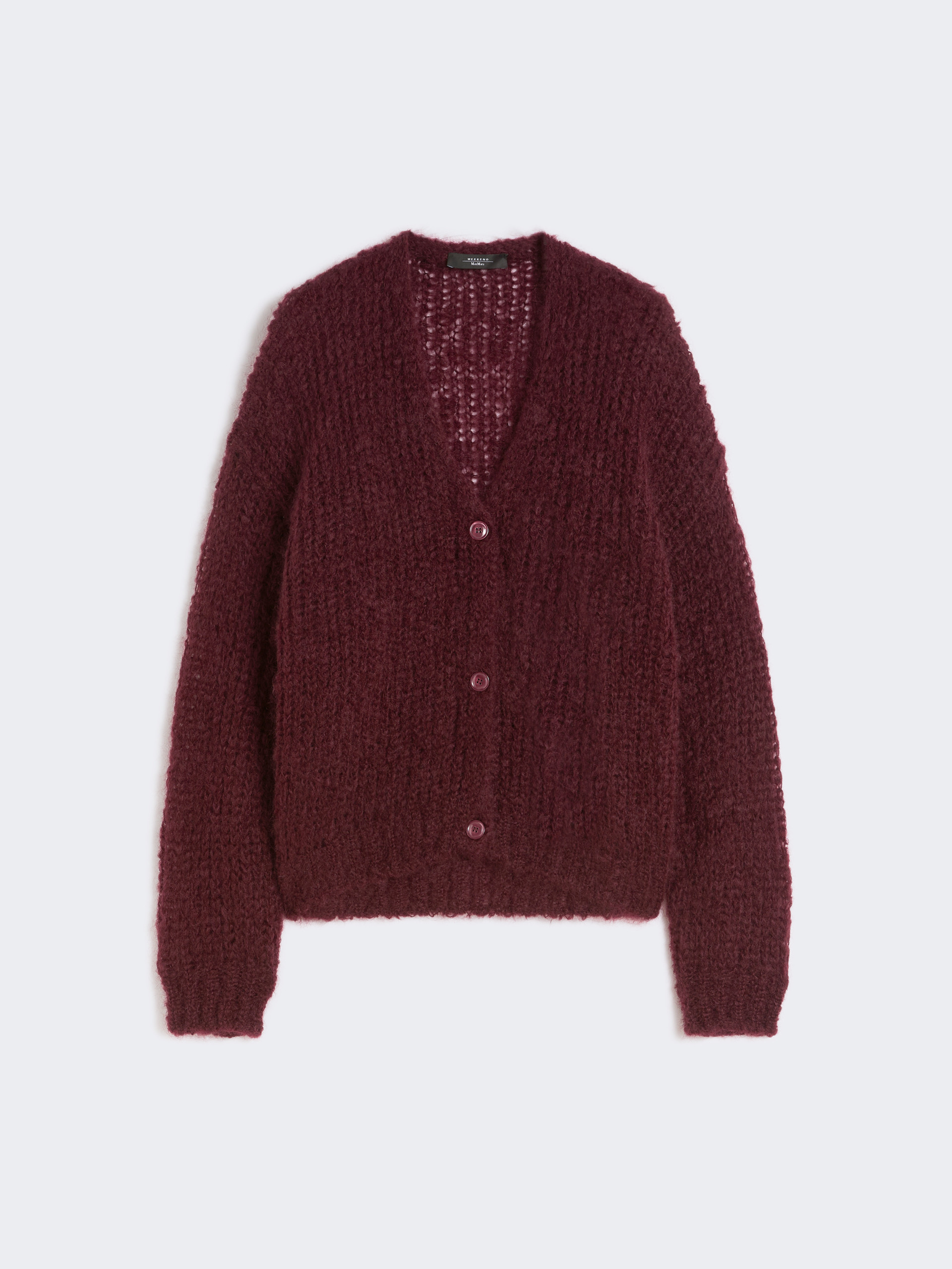 Mohair cardigan - BORDEAUX - Weekend Max Mara - 5