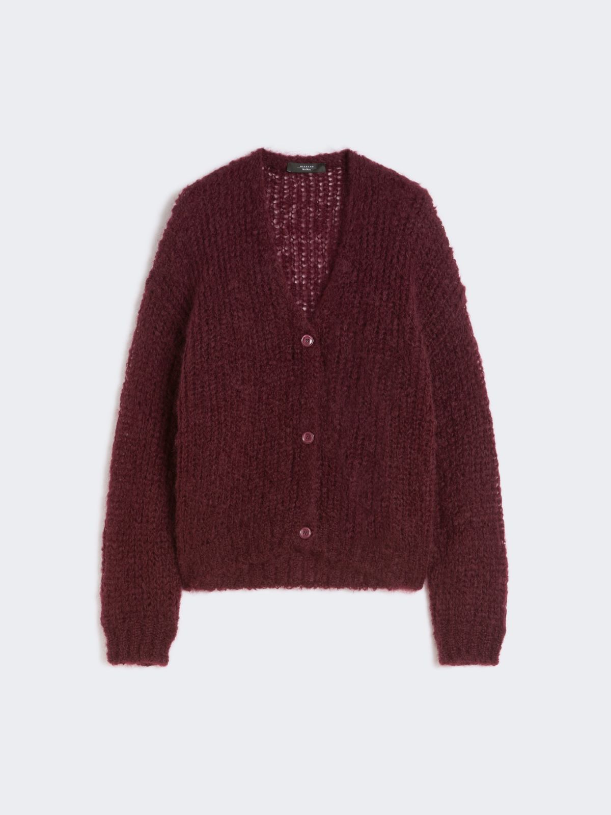 Mohair cardigan - BORDEAUX - Weekend - 5