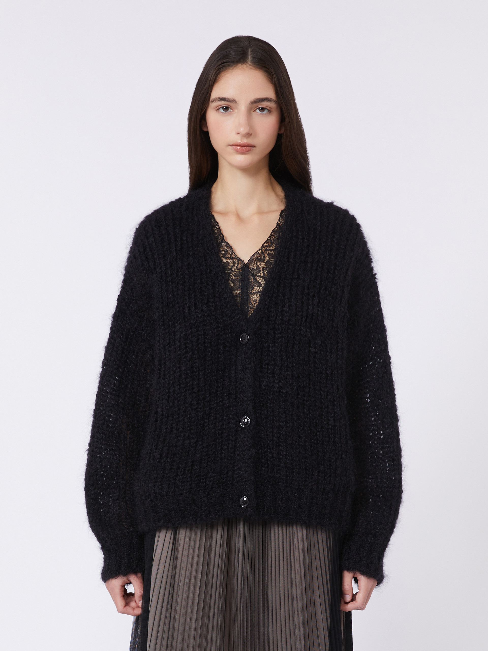 Mohair cardigan - BLACK - Weekend Max Mara - 2