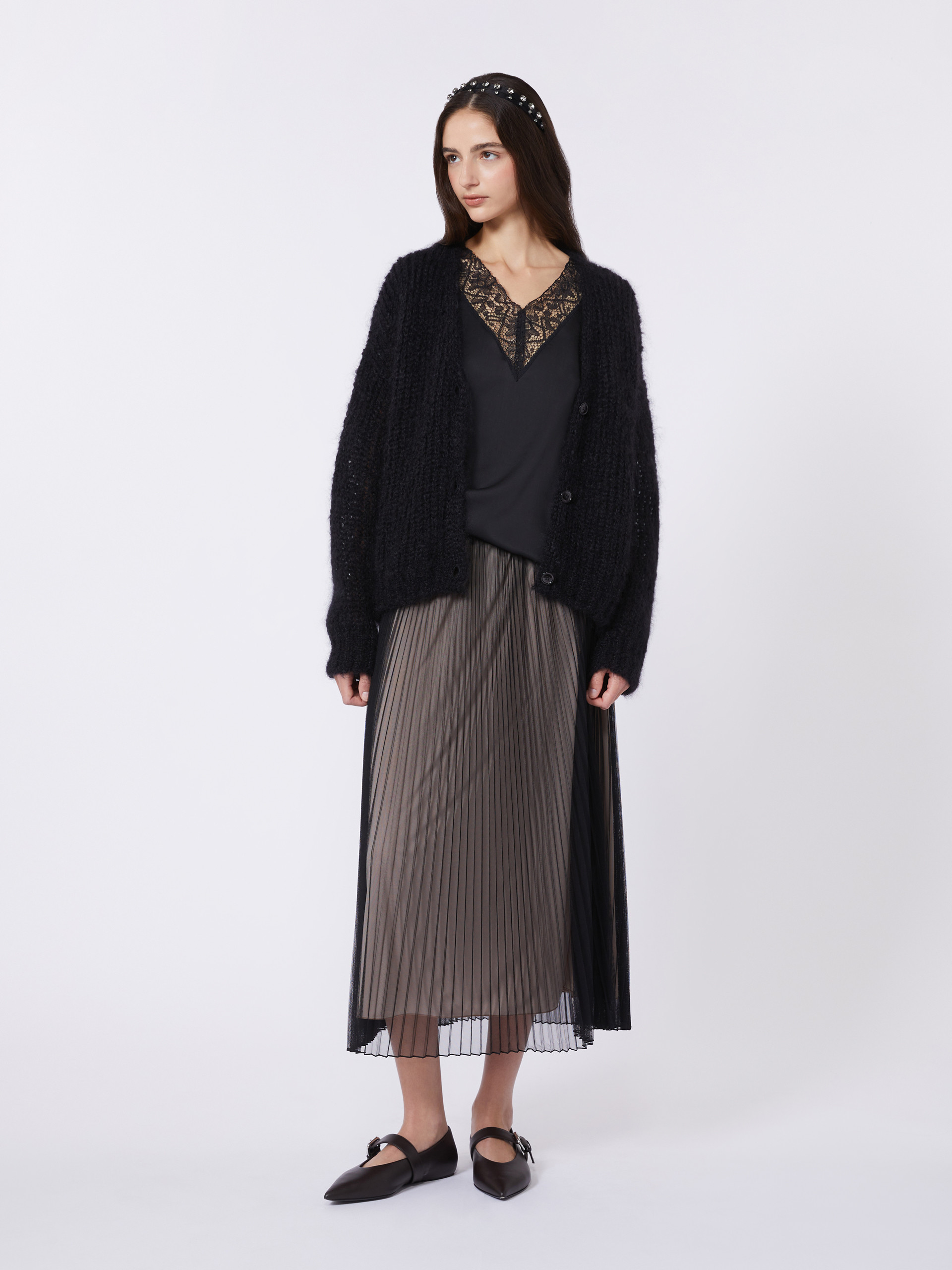 Mohair cardigan - BLACK - Weekend Max Mara