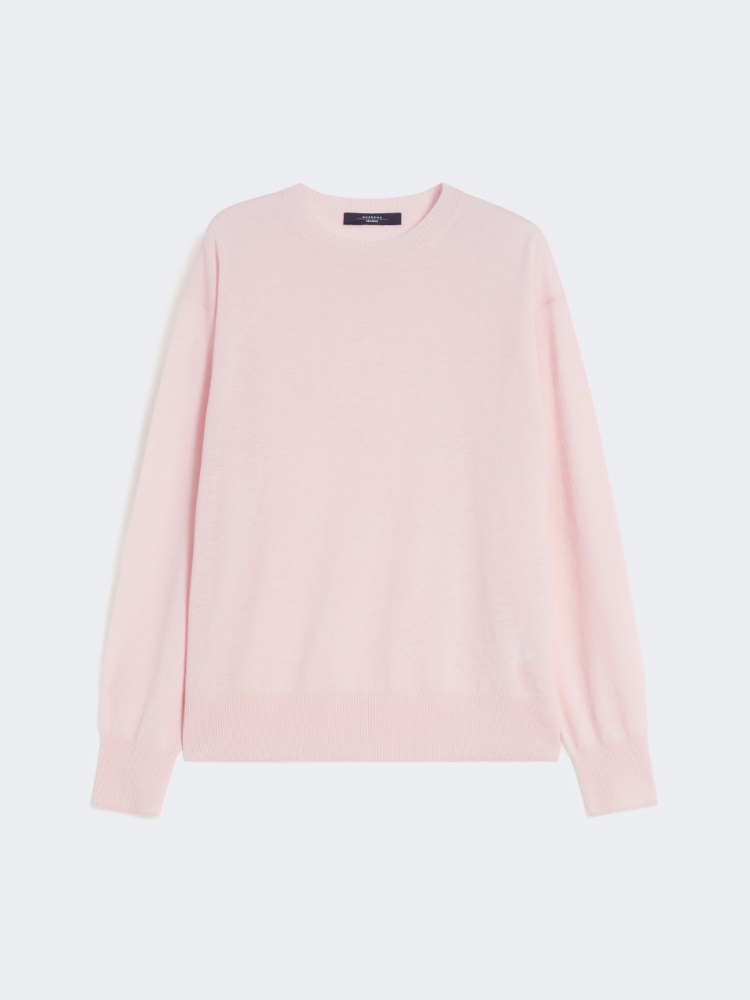 Wool and cashmere basic sweater - PINK - Weekend