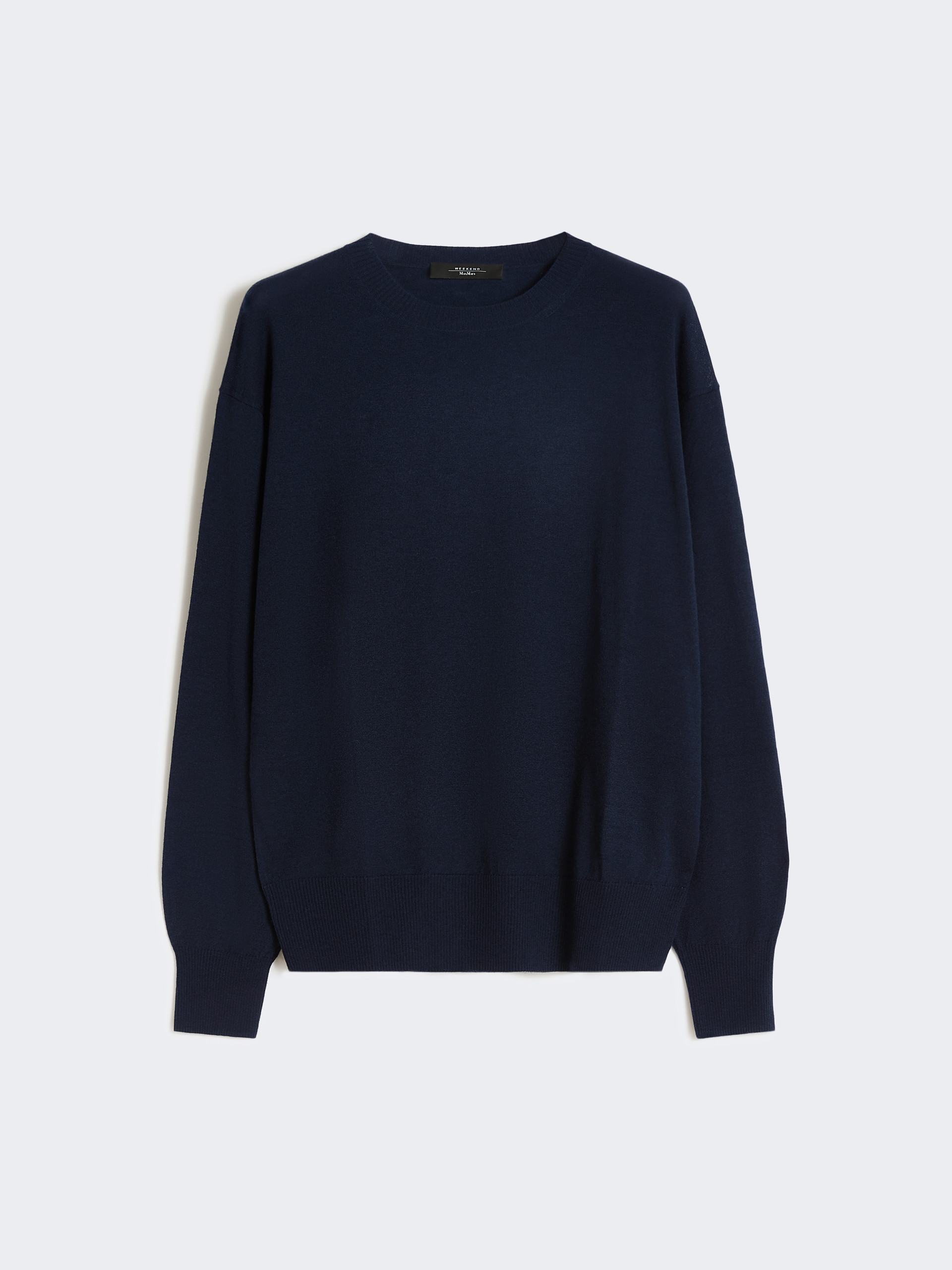 Wool and cashmere basic sweater - NAVY - Weekend Max Mara - 5