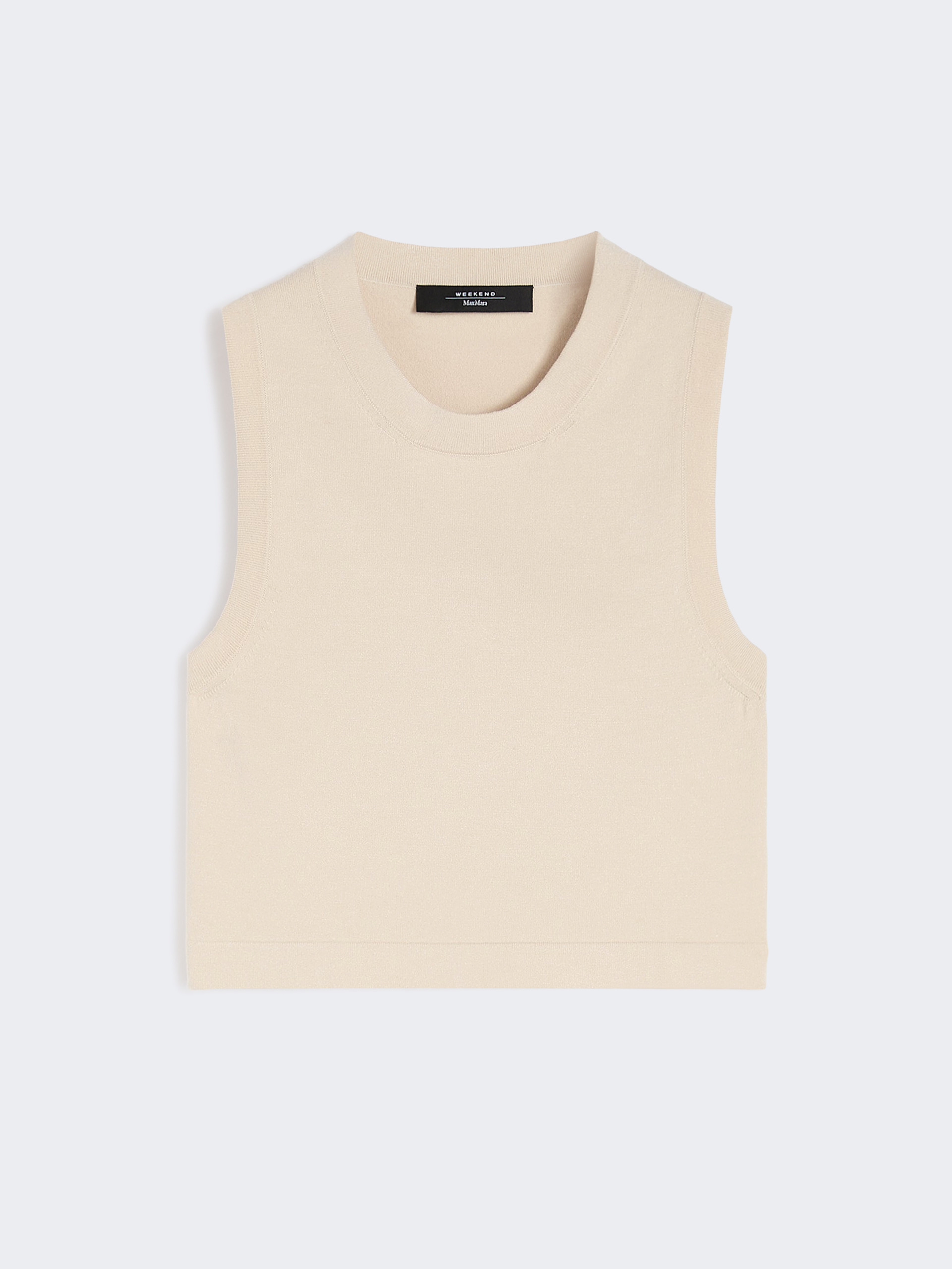 Crop top in viscose yarn - SAND - Weekend Max Mara - 5