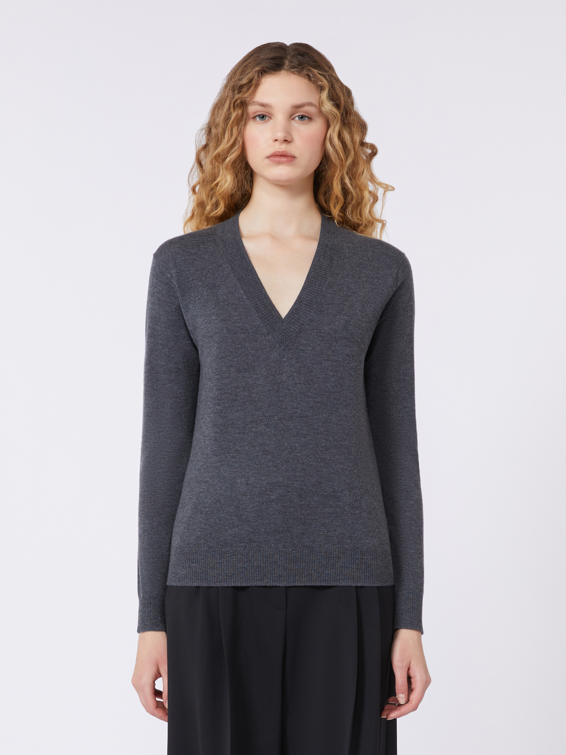 Wool and cashmere sweater - DARK GREY - Weekend Max Mara - 2
