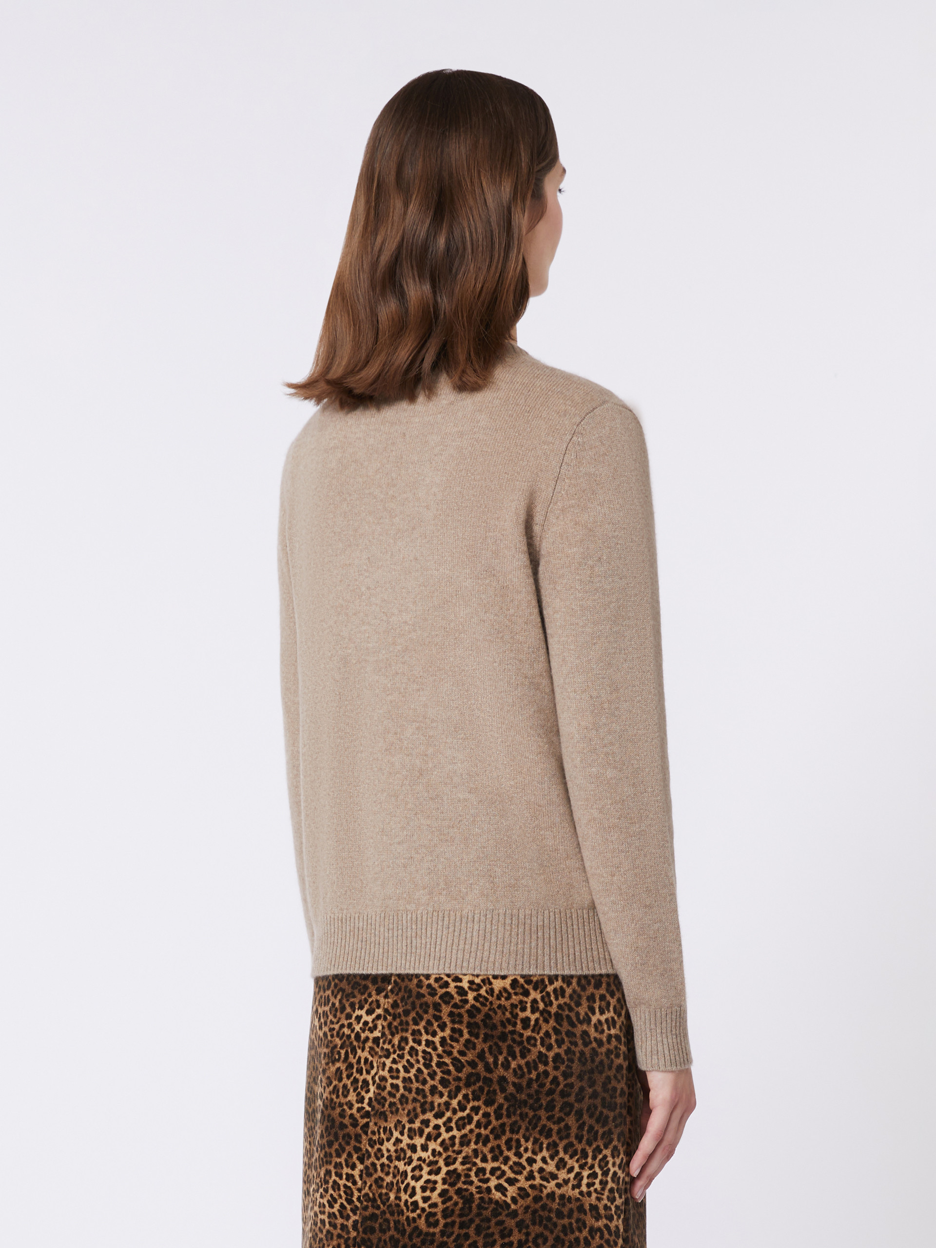 Inlay-detail cashmere sweater - Weekend Max Mara - 3