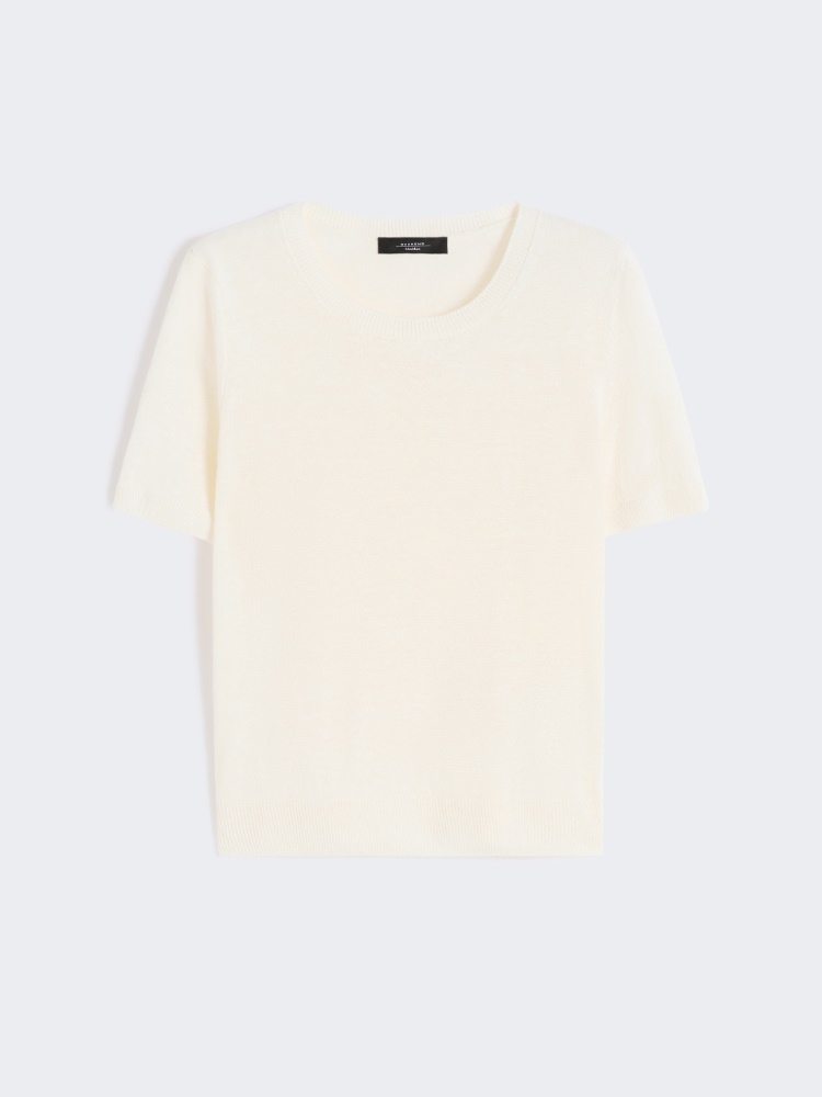 Linen yarn basic jumper - ECRU - Weekend - 7