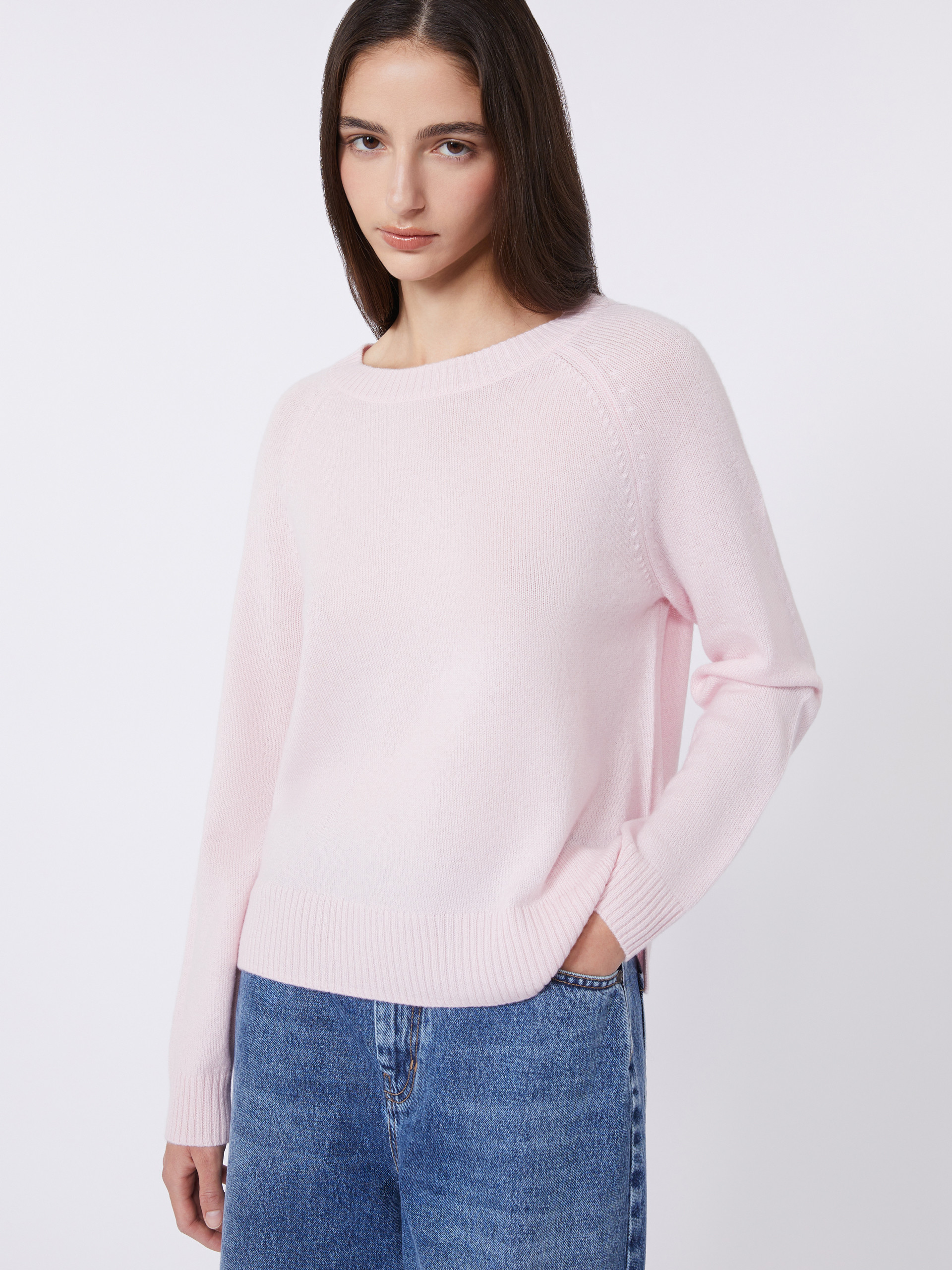 Cashmere crew-neck sweater - PINK - Weekend Max Mara - 4
