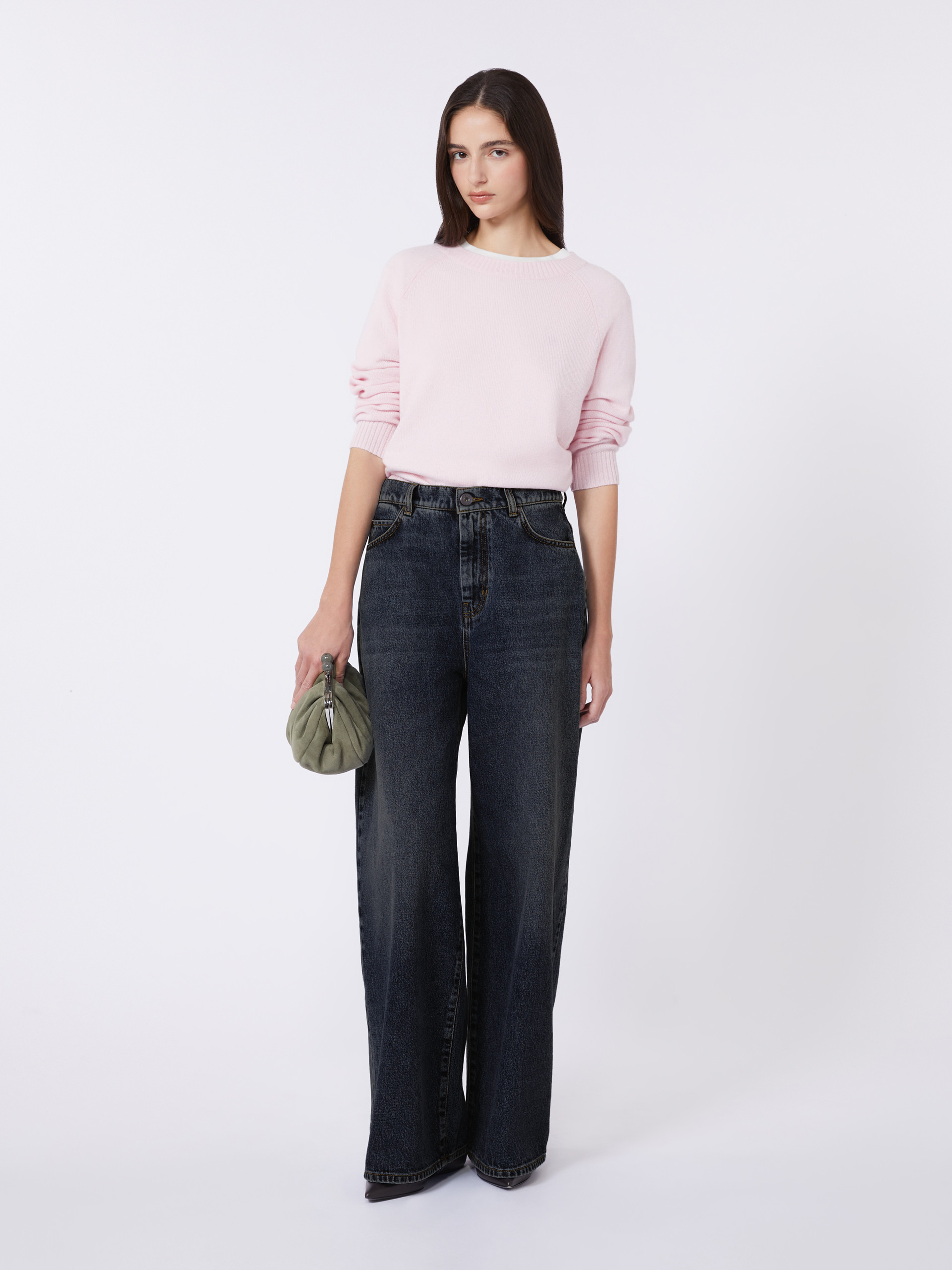 Cashmere crew-neck sweater - PINK - Weekend Max Mara