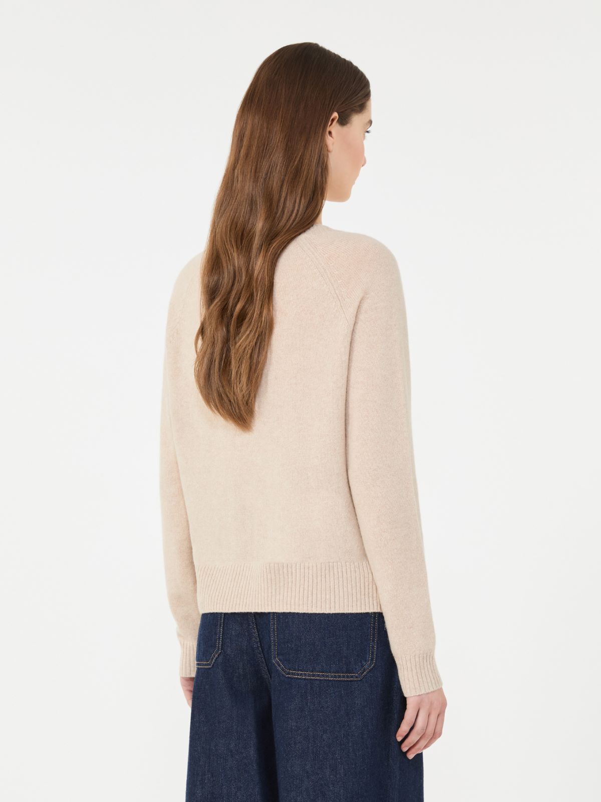 Maglia girocollo in cachemire - SABBIA - Weekend - 3