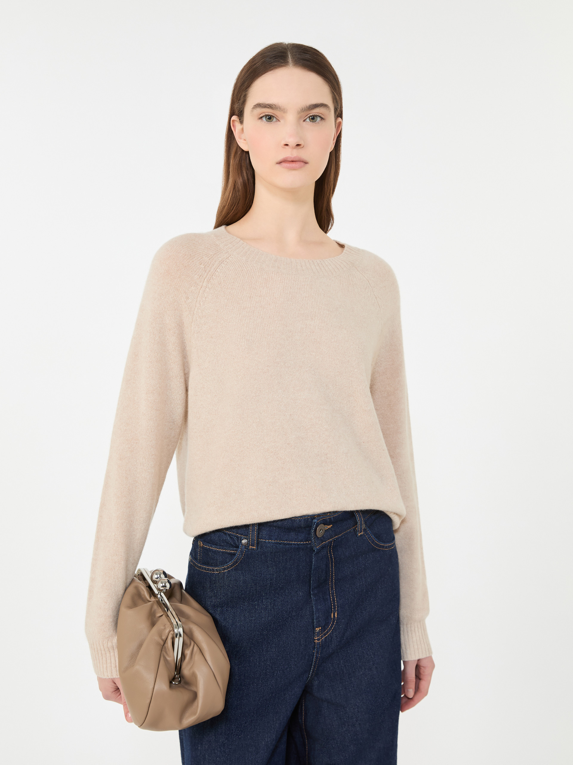 Cashmere crew-neck sweater - SAND - Weekend Max Mara - 4