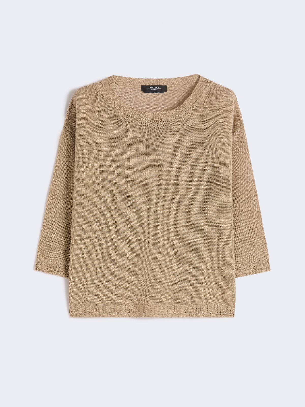 Linen yarn oversize jumper - EARTH - Weekend - 5