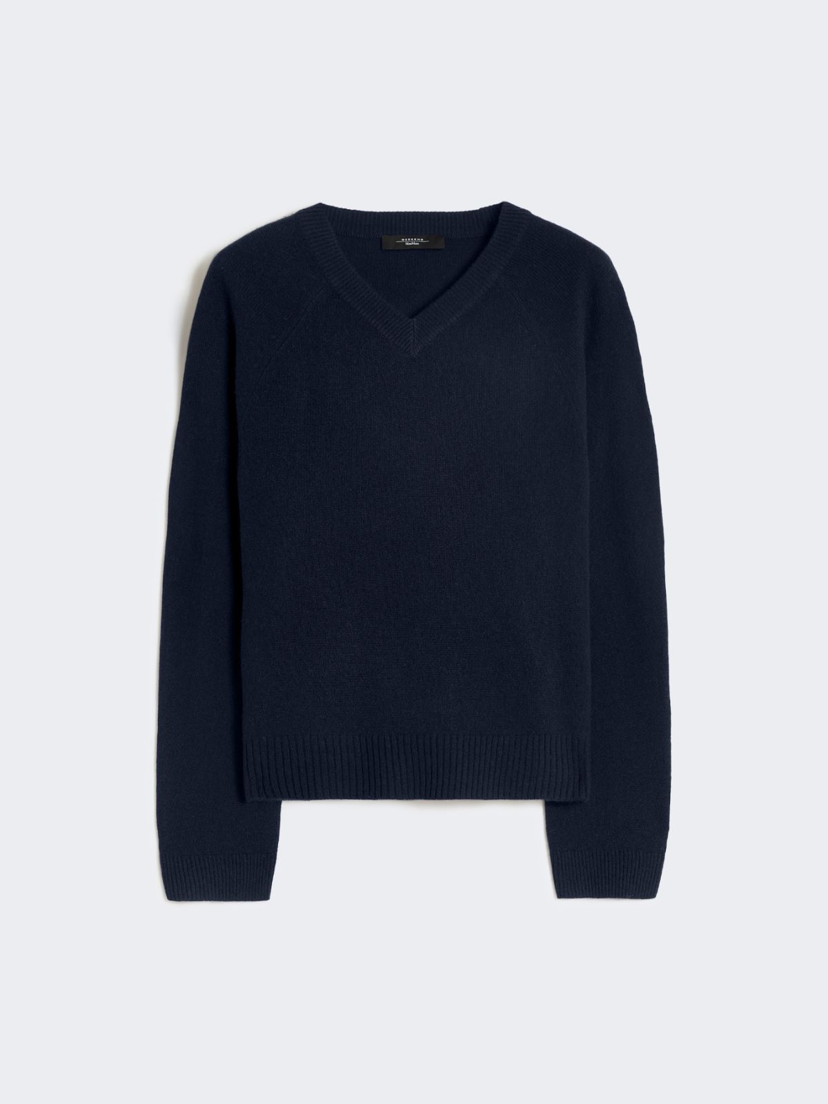 Cashmere V-neck sweater - NAVY - Weekend - 5