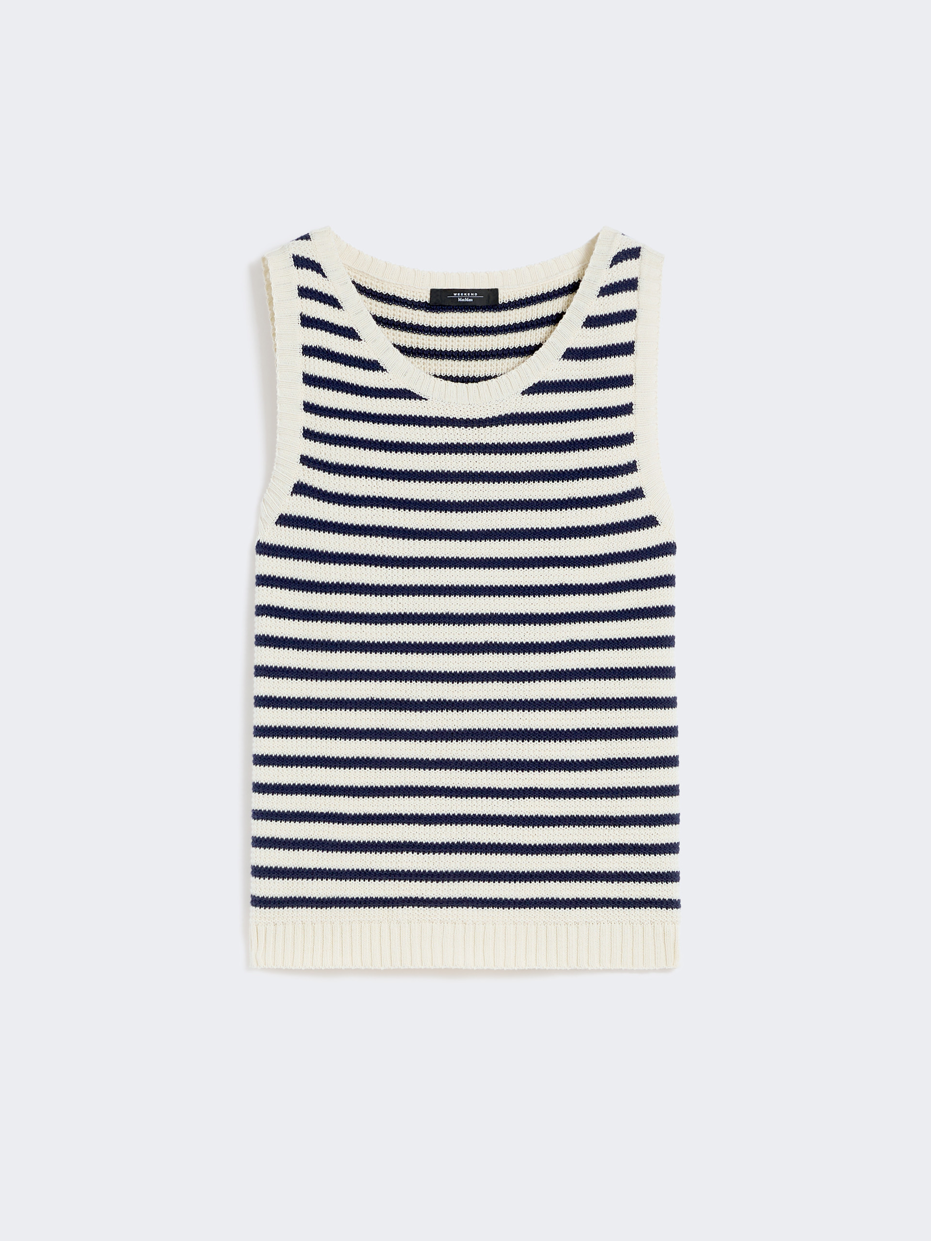 Ribbed cotton yarn jumper - NAVY - Weekend Max Mara - 6