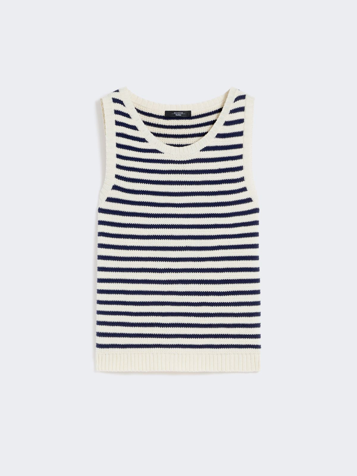 Ribbed cotton yarn jumper - NAVY - Weekend - 6