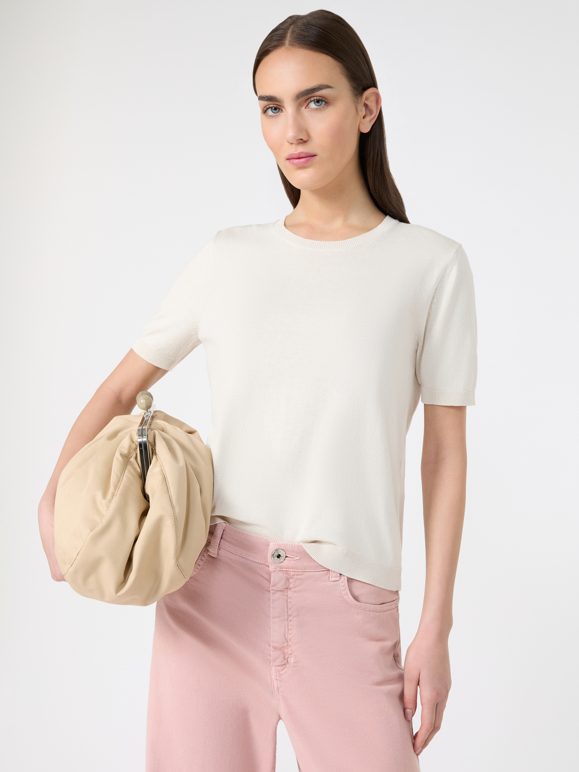 Silk and cotton jumper - Weekend Max Mara - 4