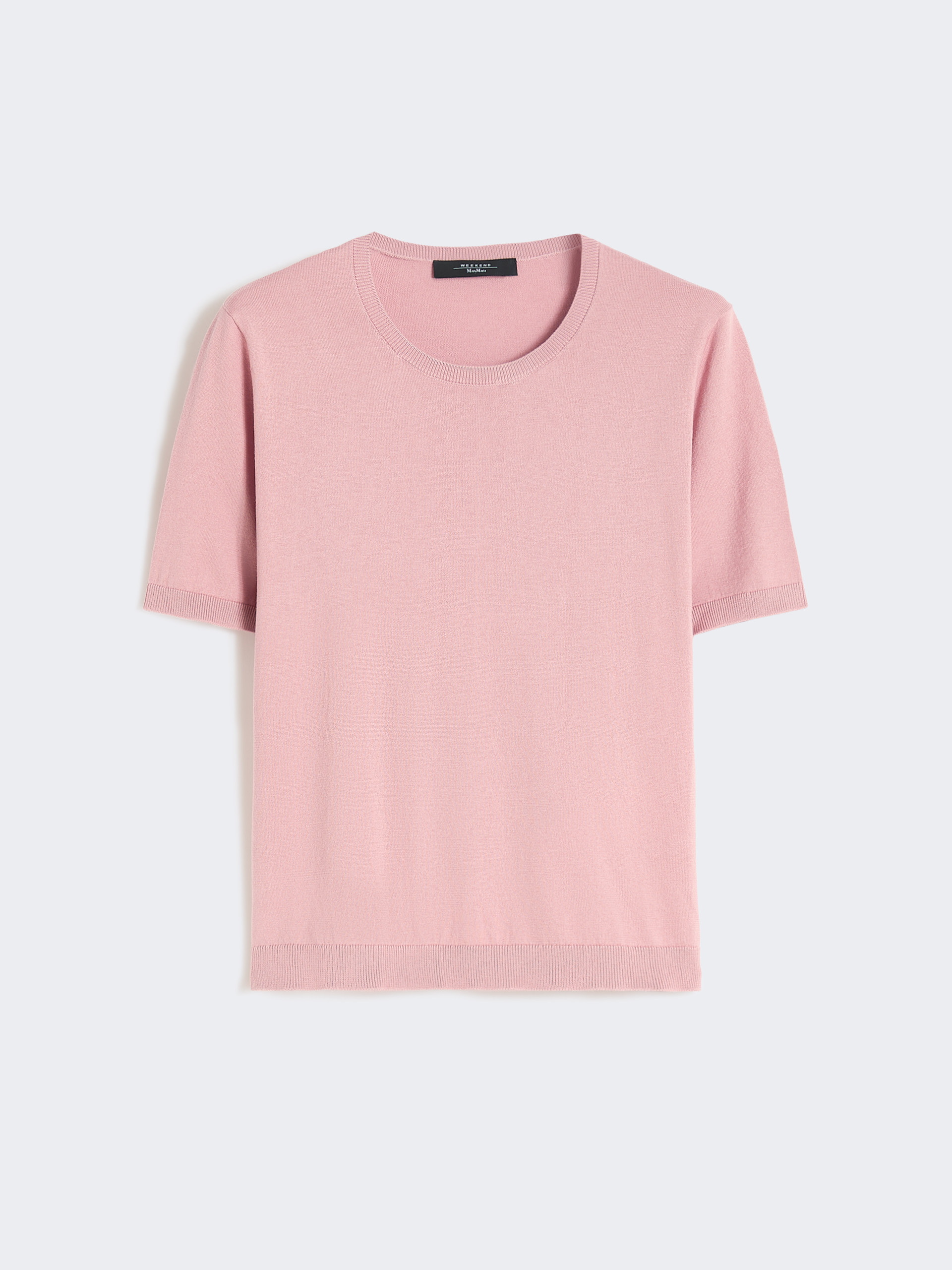 Silk and cotton jumper - PINK - Weekend Max Mara - 5