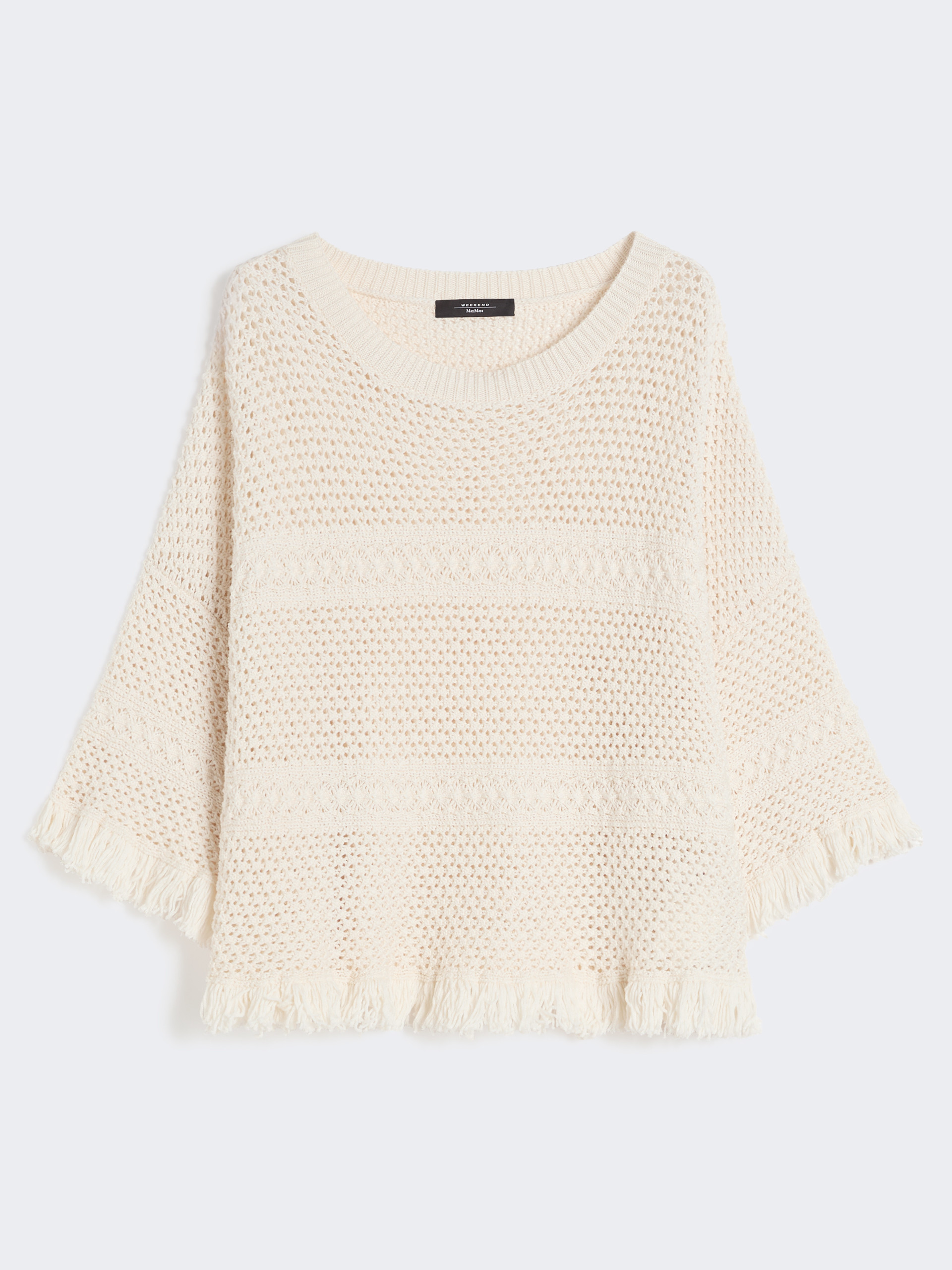 Cotton yarn oversize jumper - ECRU - Weekend Max Mara - 5