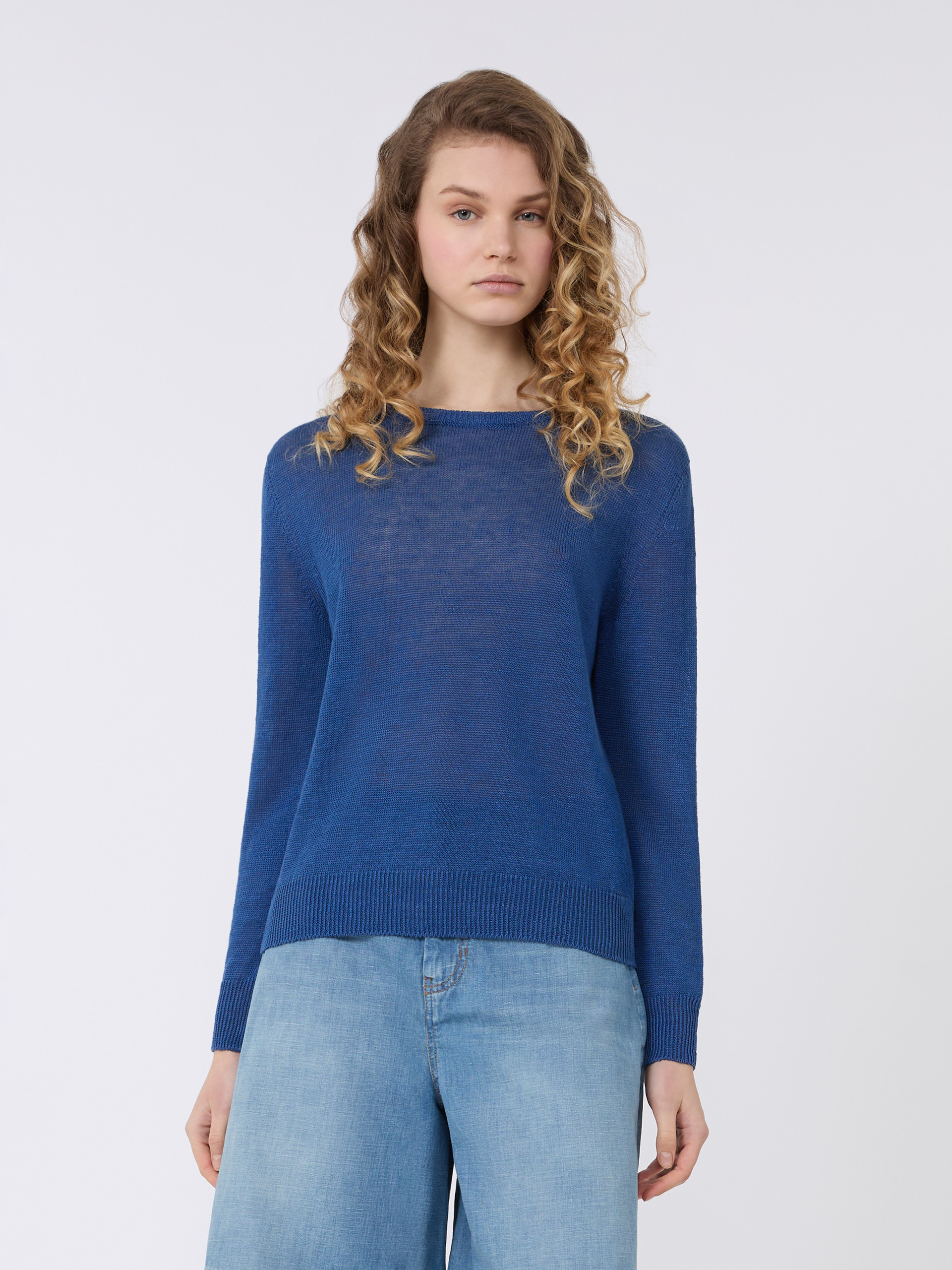 Linen yarn jumper - OCEAN - Weekend Max Mara - 2